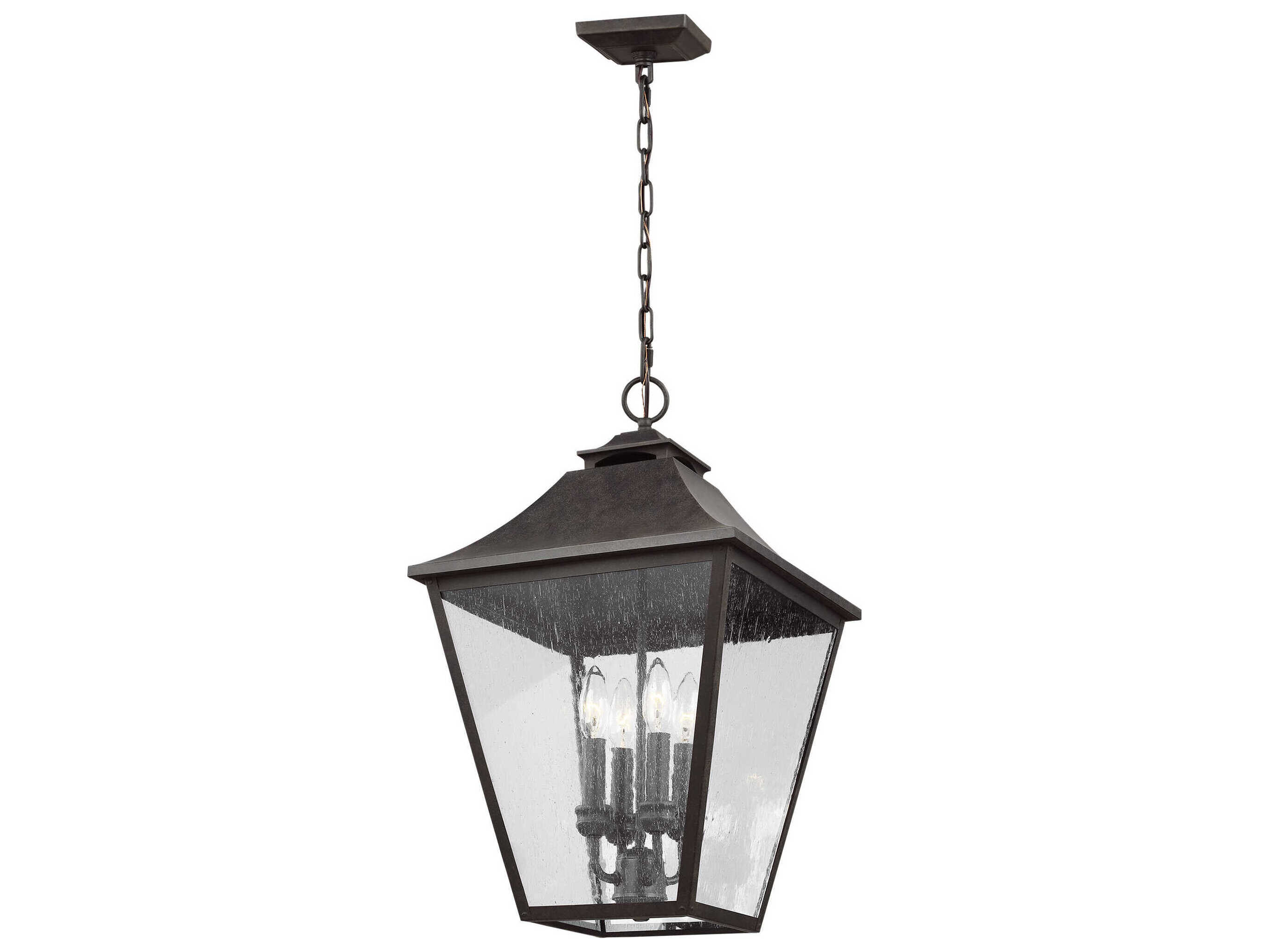Visual Comfort Studio Galena 4 - Light Outdoor Hanging Light
