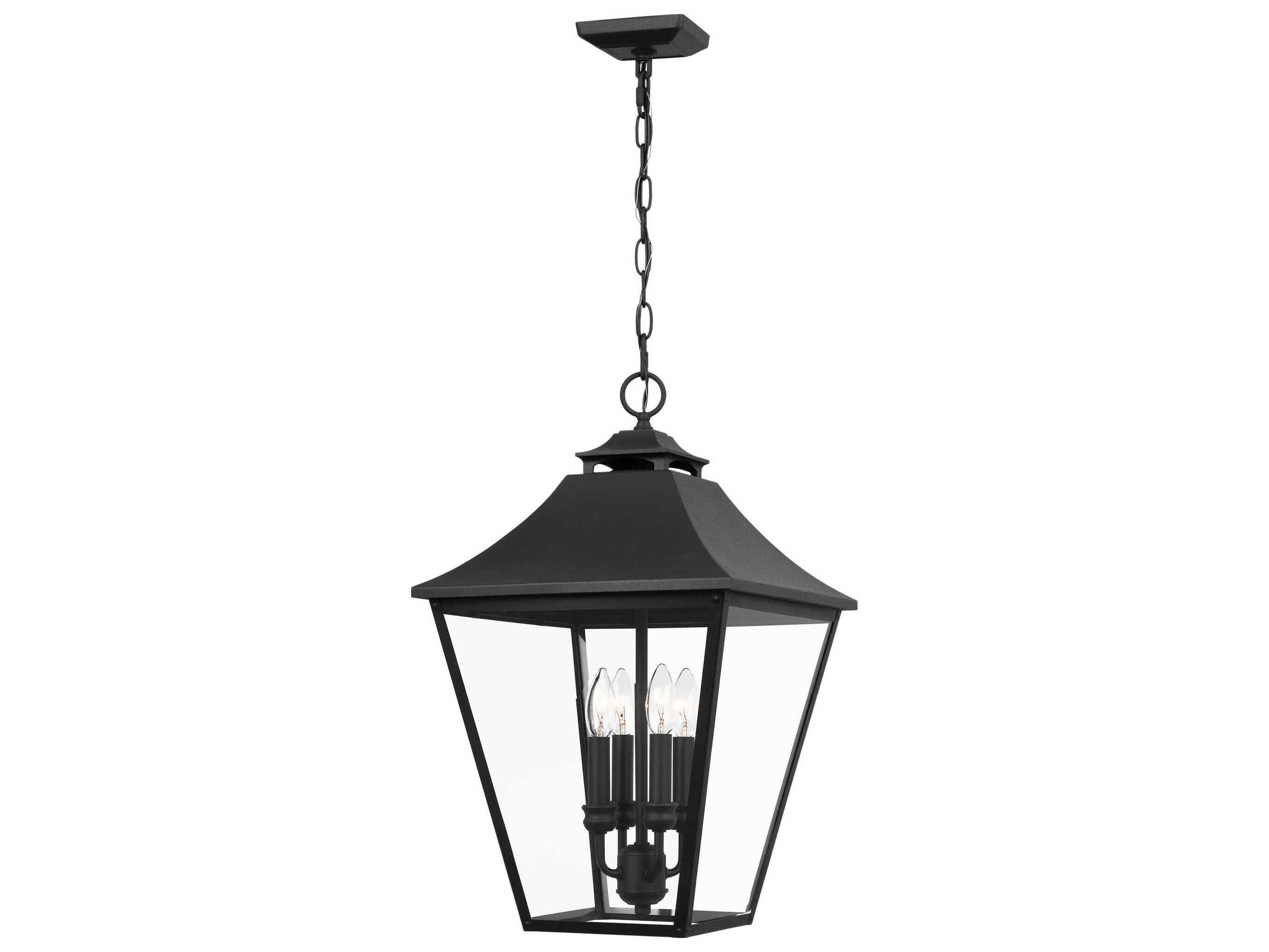 Visual Comfort Studio Galena 4-Light Outdoor Hanging Light