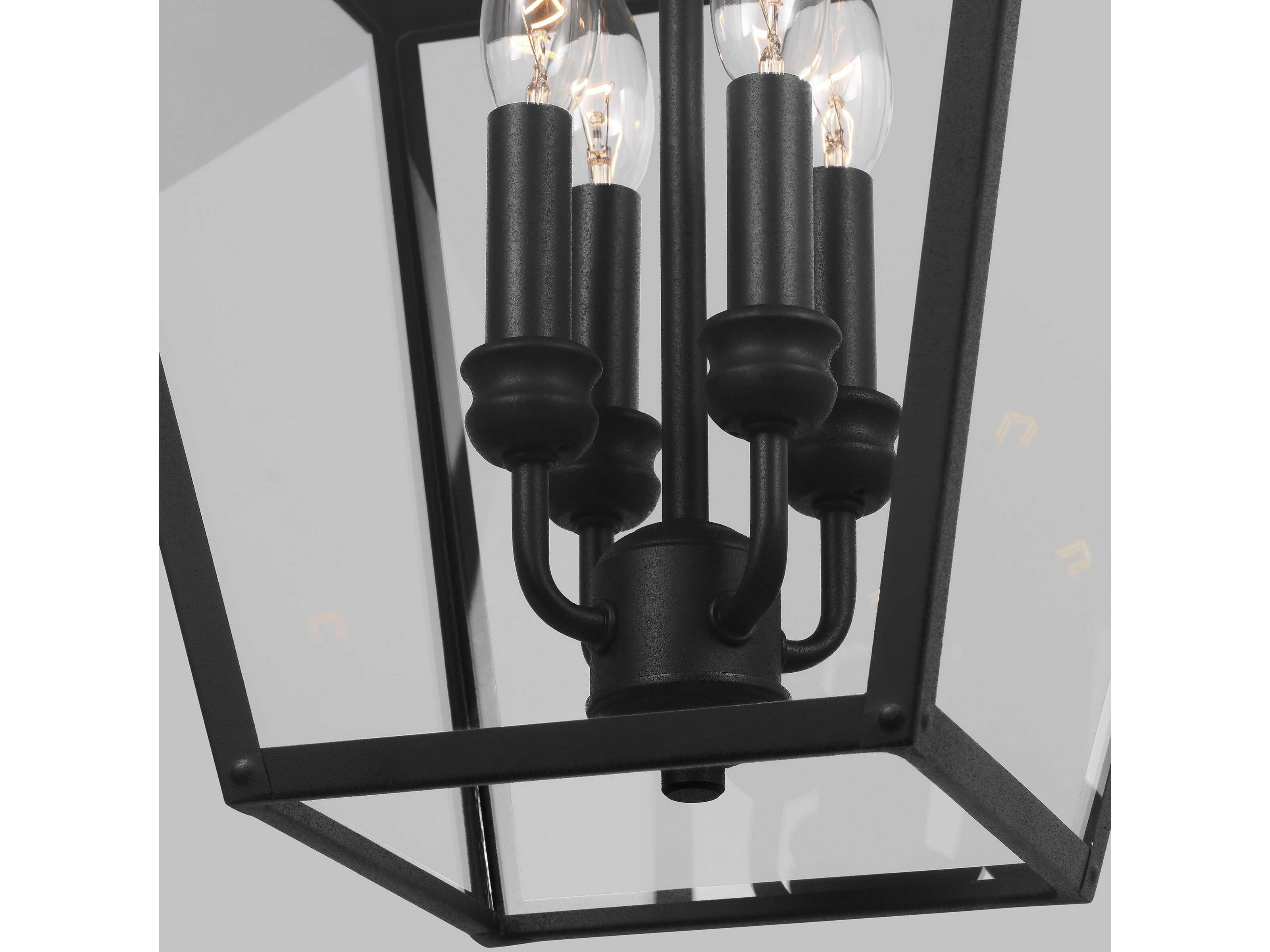 Visual Comfort Studio Galena 4-Light Outdoor Hanging Light