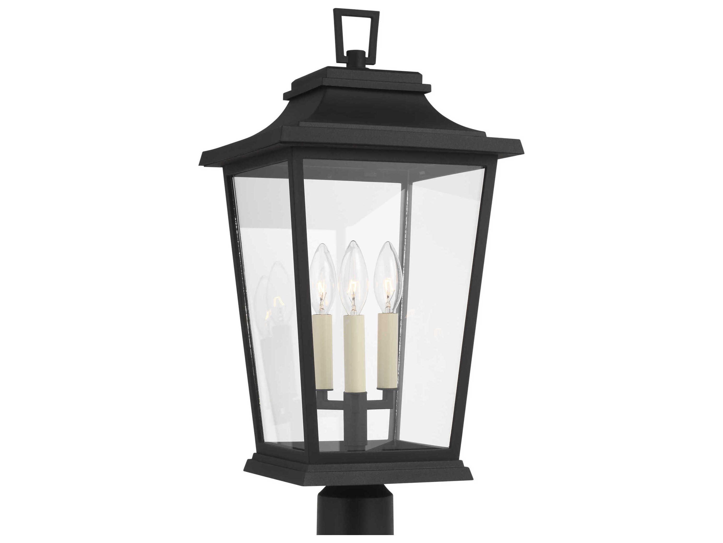 Visual Comfort Studio Warren 3 - Light Outdoor Post Light