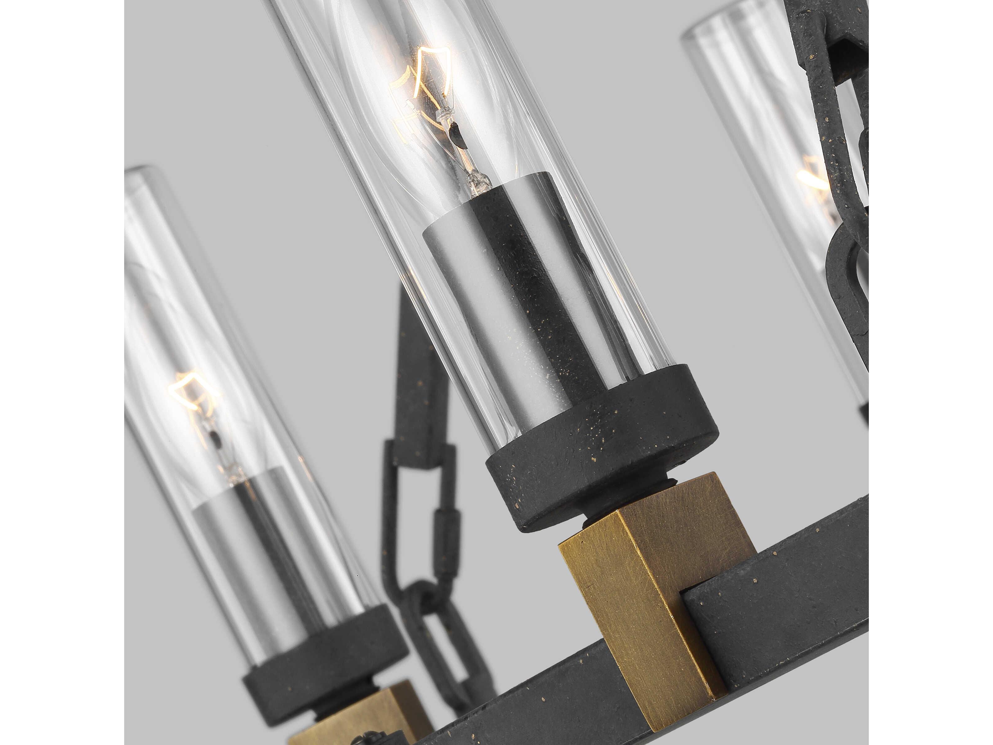 Visual Comfort Studio Landen 6 - Light Outdoor Hanging Light