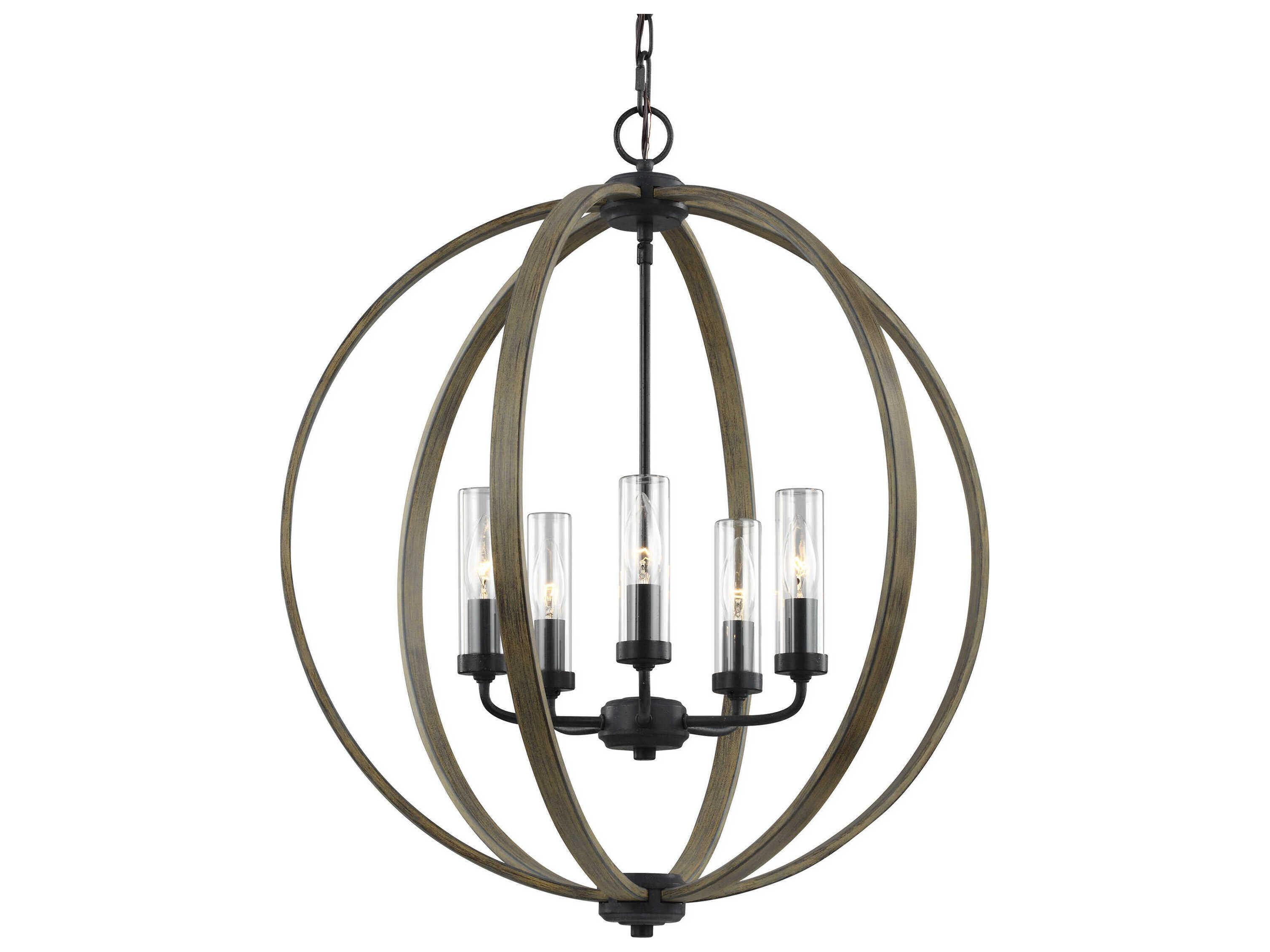 Visual Comfort Studio Allier 5 - Light Outdoor Hanging Light