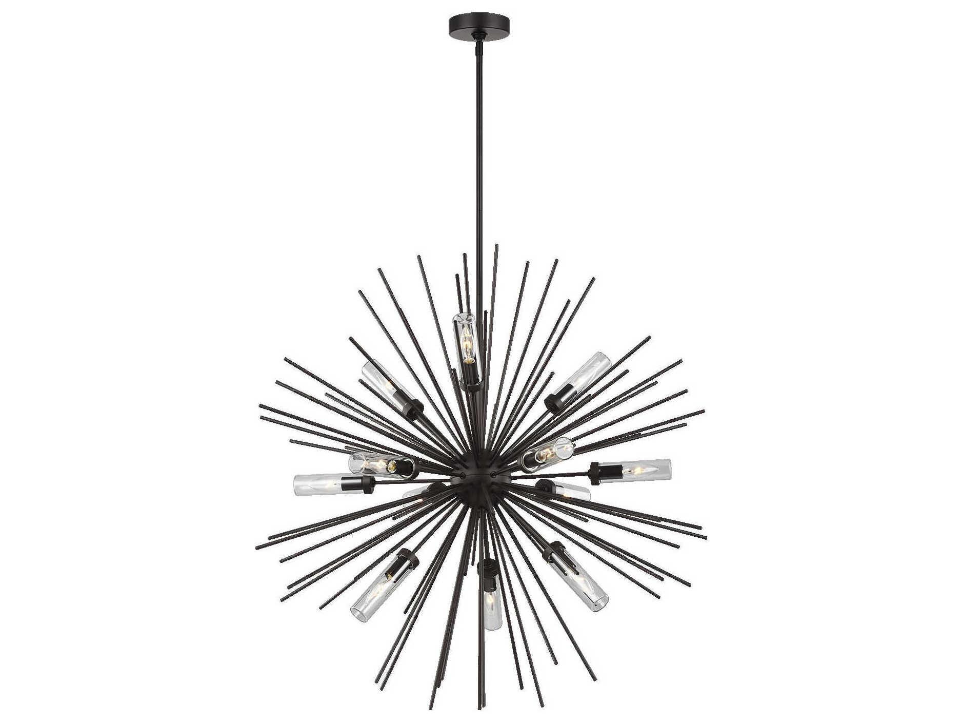 Visual Comfort Studio Hilo 12 - Light Outdoor Hanging Light