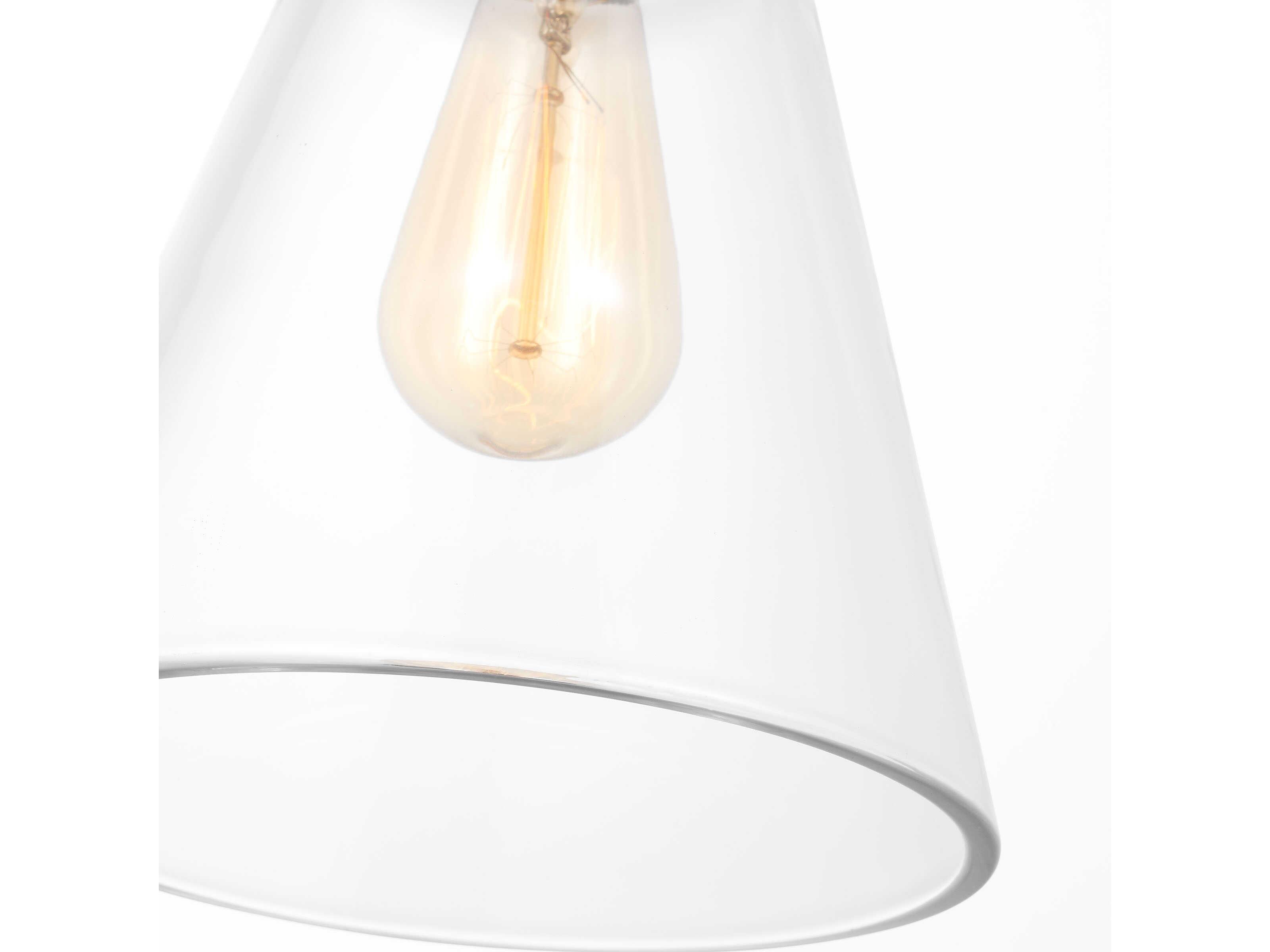 Visual Comfort Studio Baskin 1-Light Midnight Black Mini Pendant