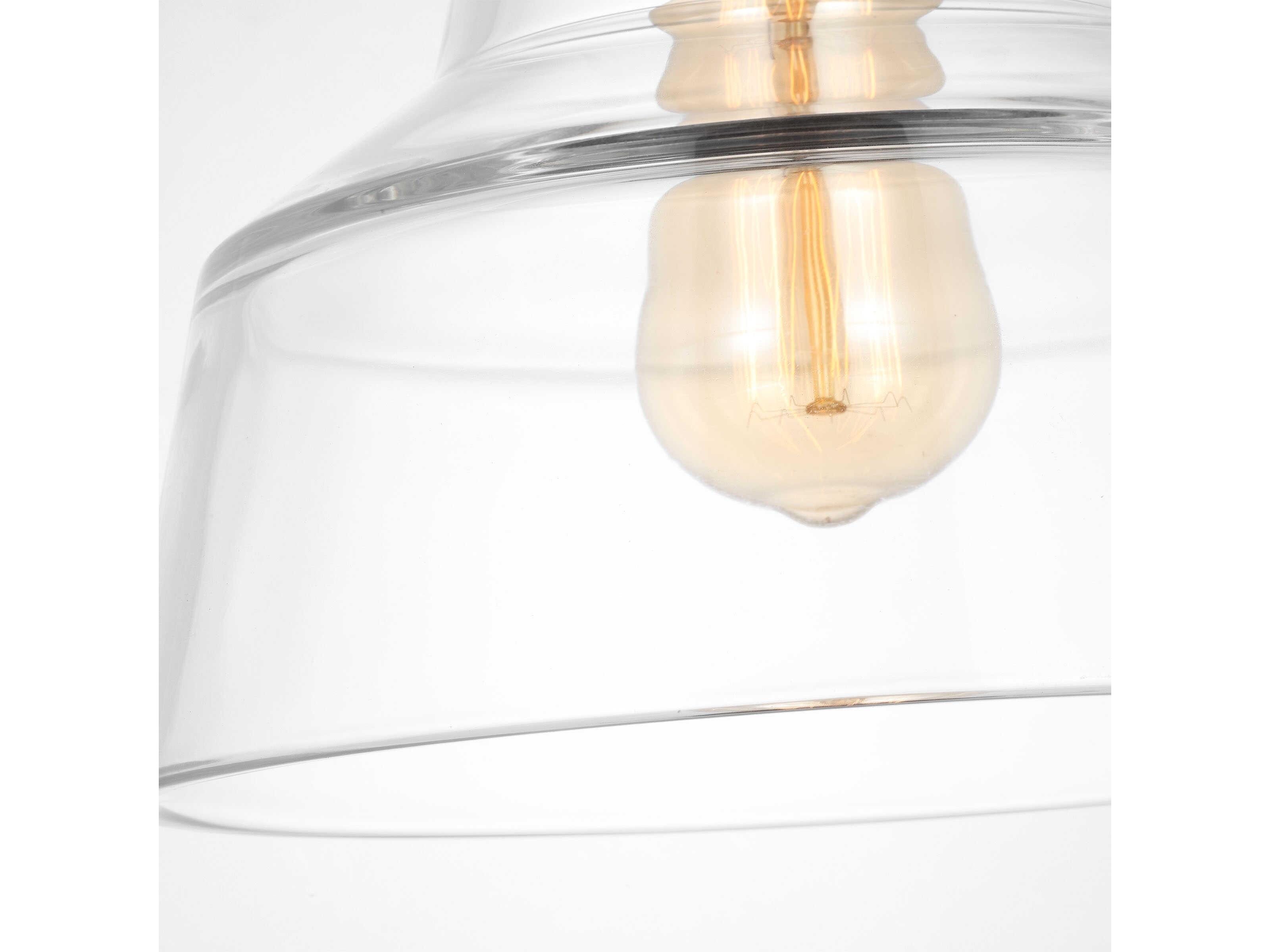 Visual Comfort Studio Baskin 1-Light Midnight Black Mini Pendant