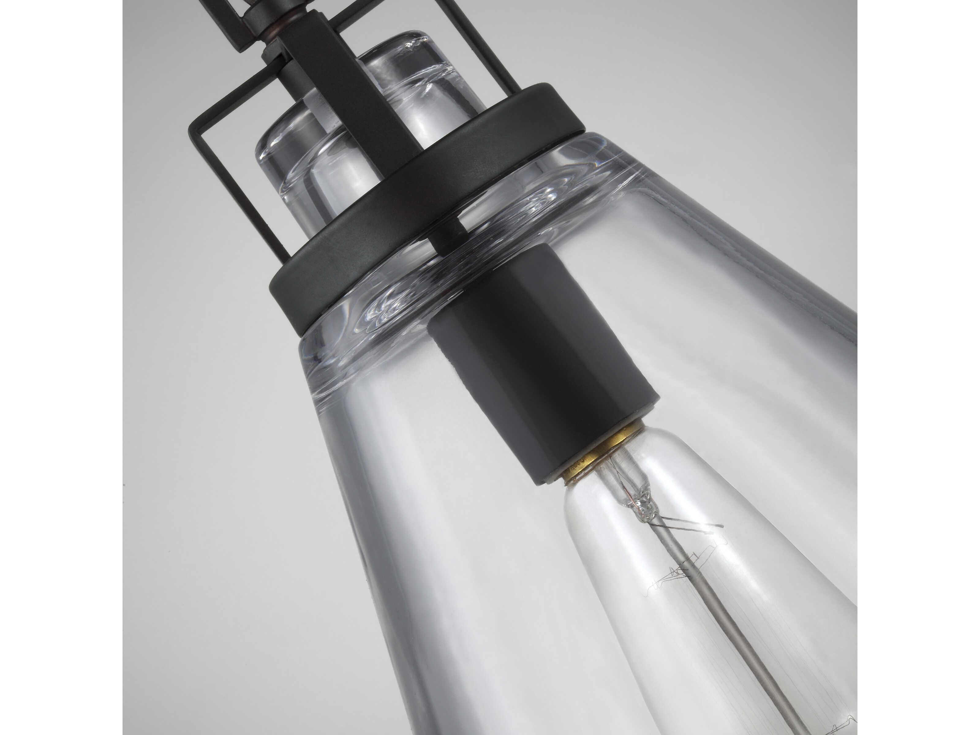 Visual Comfort Studio Frontage 1-Light Oil Rubbed Bronze Mini Pendant