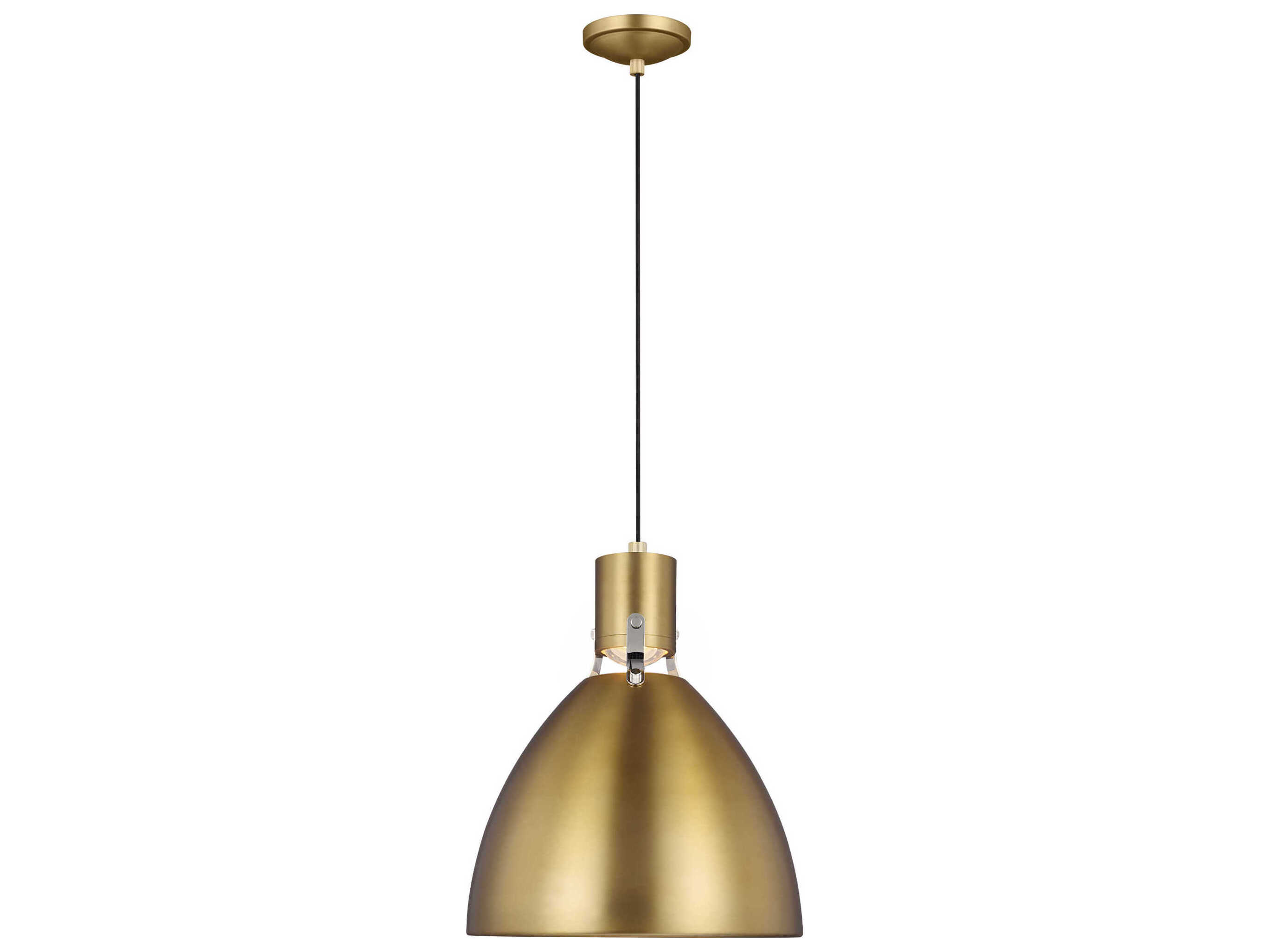 Visual Comfort Studio Brynne 1-Light Burnished Brass Pendant
