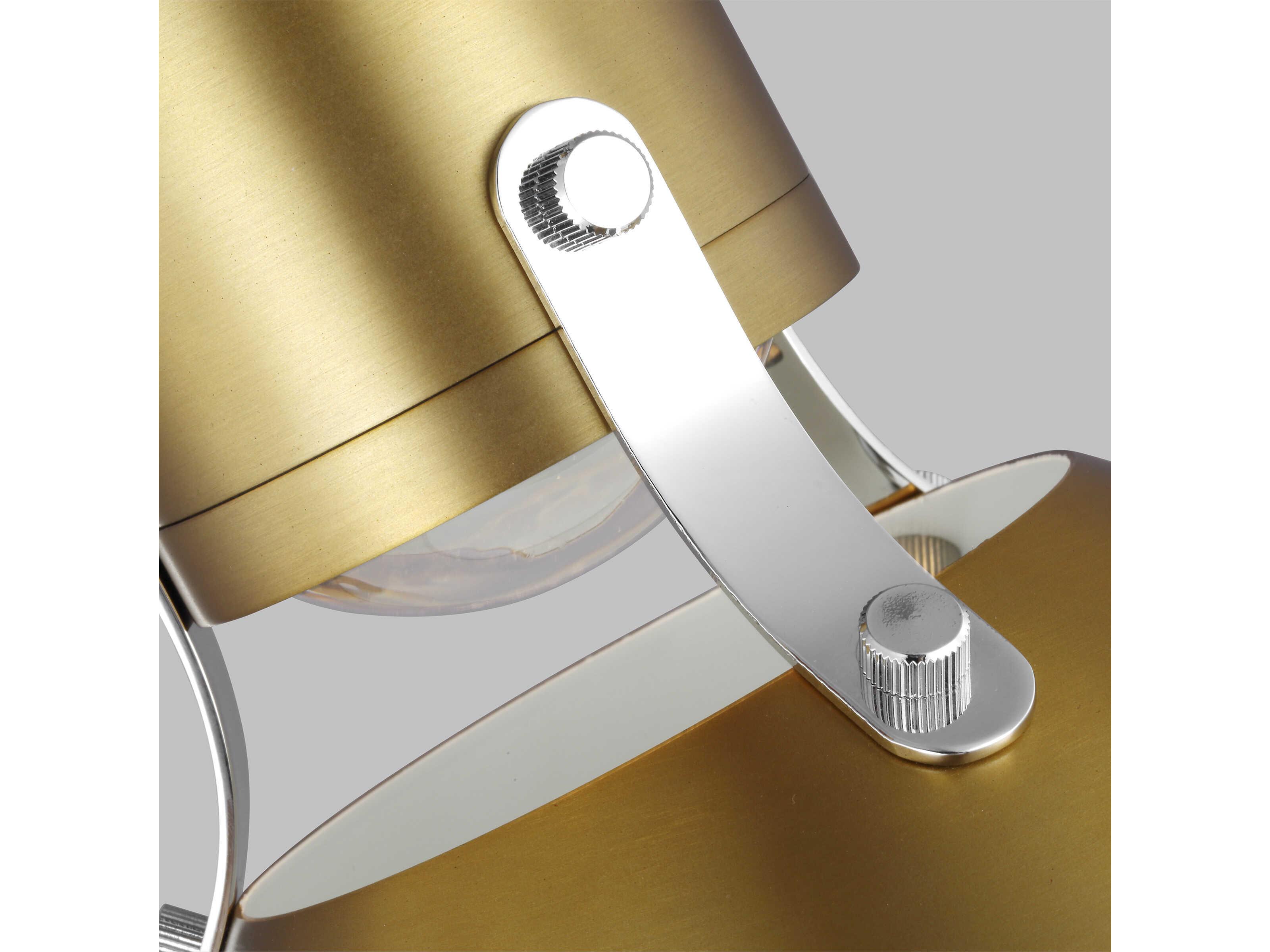 Visual Comfort Studio Brynne 1-Light Burnished Brass Pendant