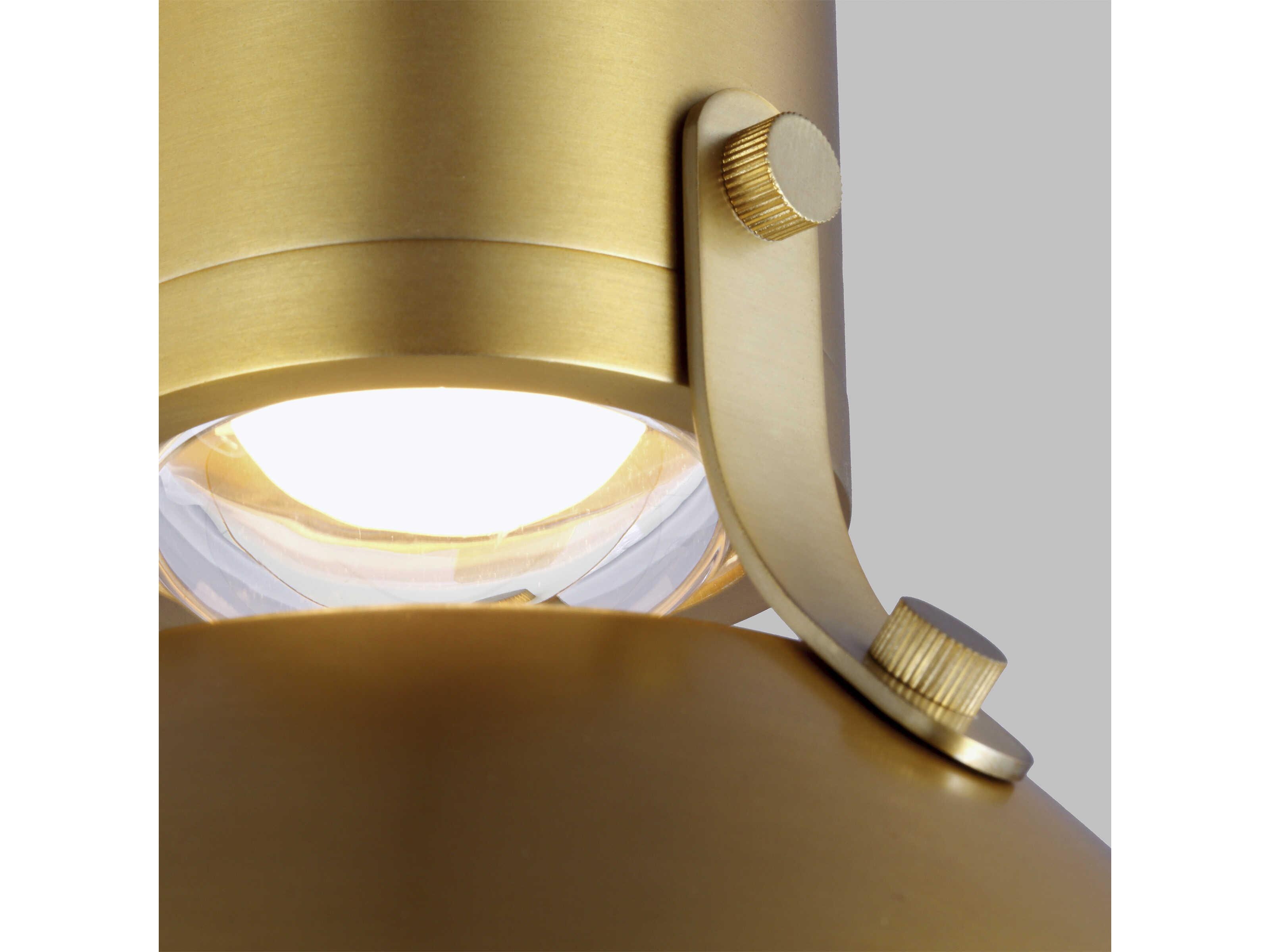 Visual Comfort Studio Brynne 1-Light Burnished Brass Pendant