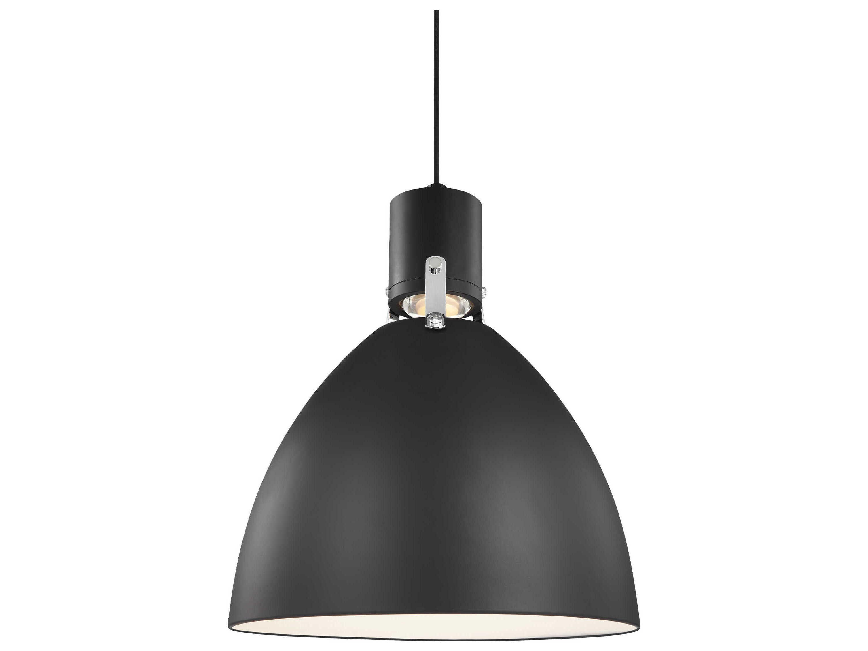 Visual Comfort Studio Brynne 1-Light Matte Black Pendant