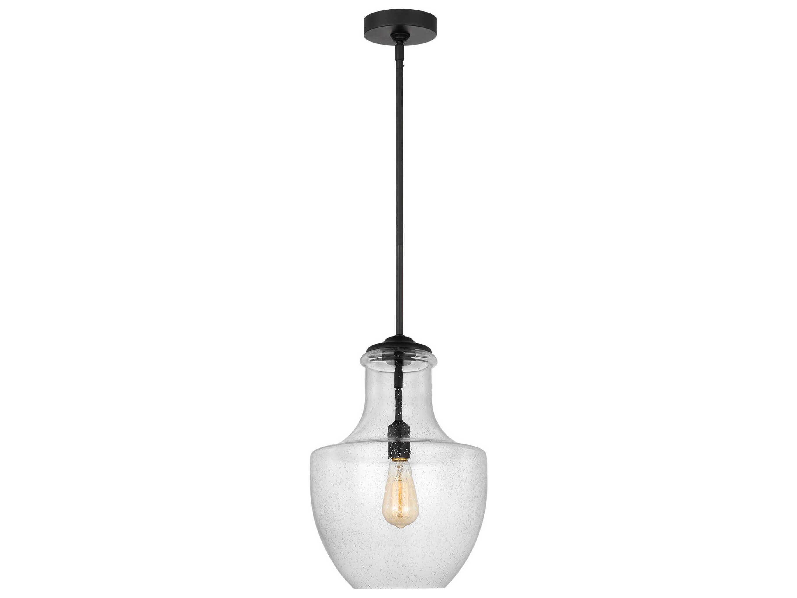 Visual Comfort Studio Baylor 1-Light Midnight Black Mini Pendant