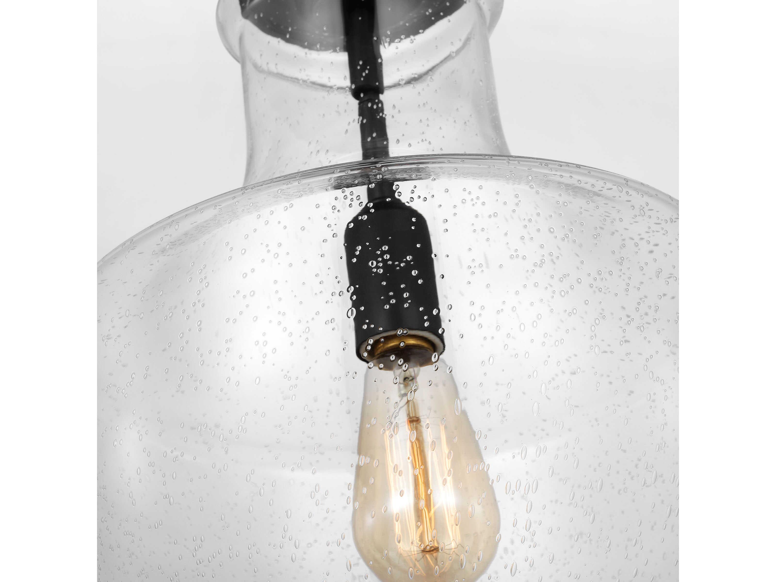 Visual Comfort Studio Baylor 1-Light Midnight Black Mini Pendant