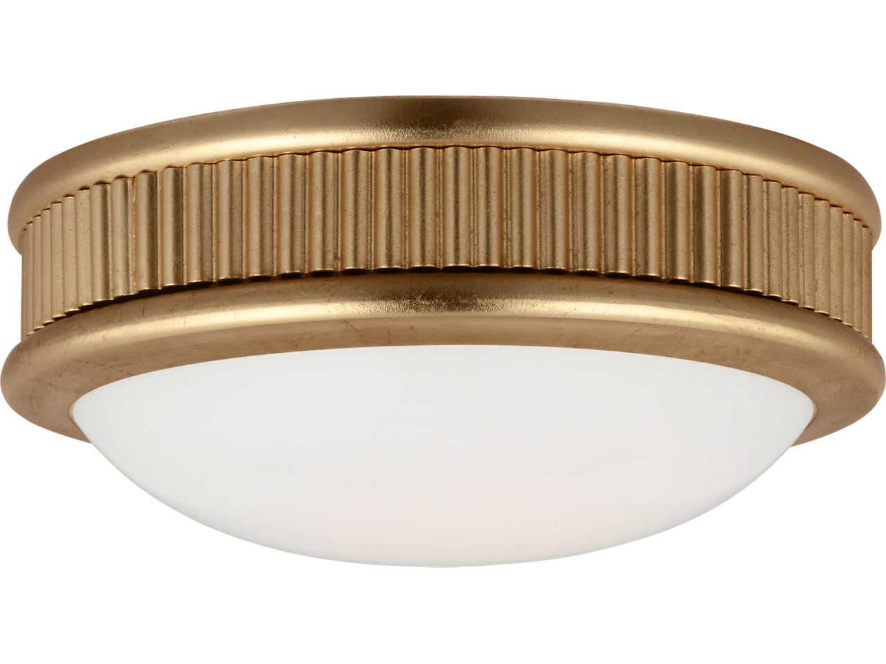 Visual Comfort Studio Ritz Gild Gold Round Flush Mount
