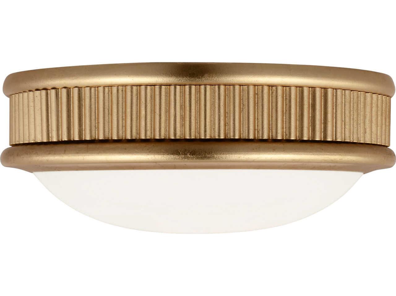 Visual Comfort Studio Ritz Gild Gold Round Flush Mount