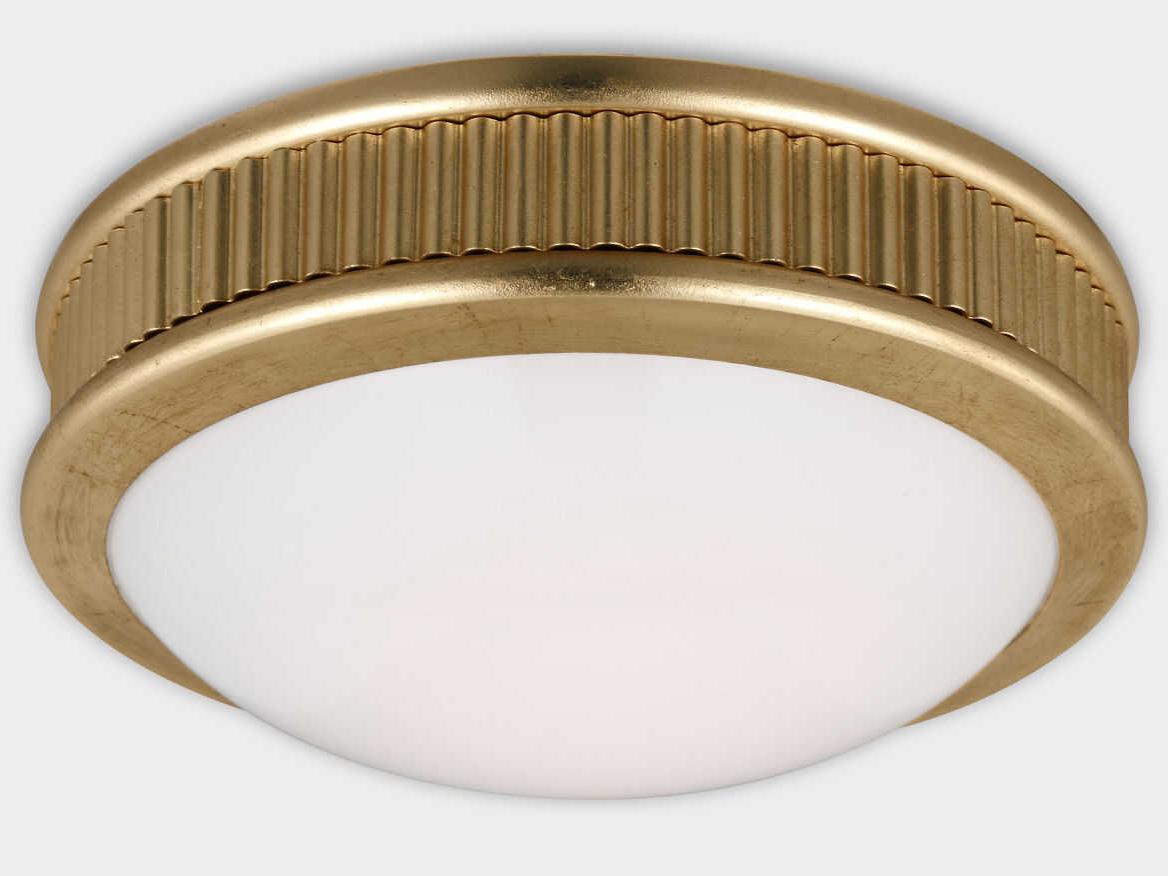 Visual Comfort Studio Ritz Gild Gold Round Flush Mount