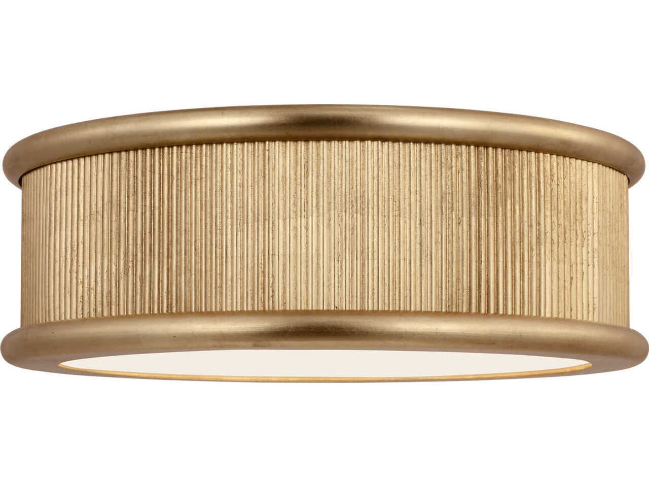 Visual Comfort Studio Ritz 5-Light Gild Gold Round Flush Mount