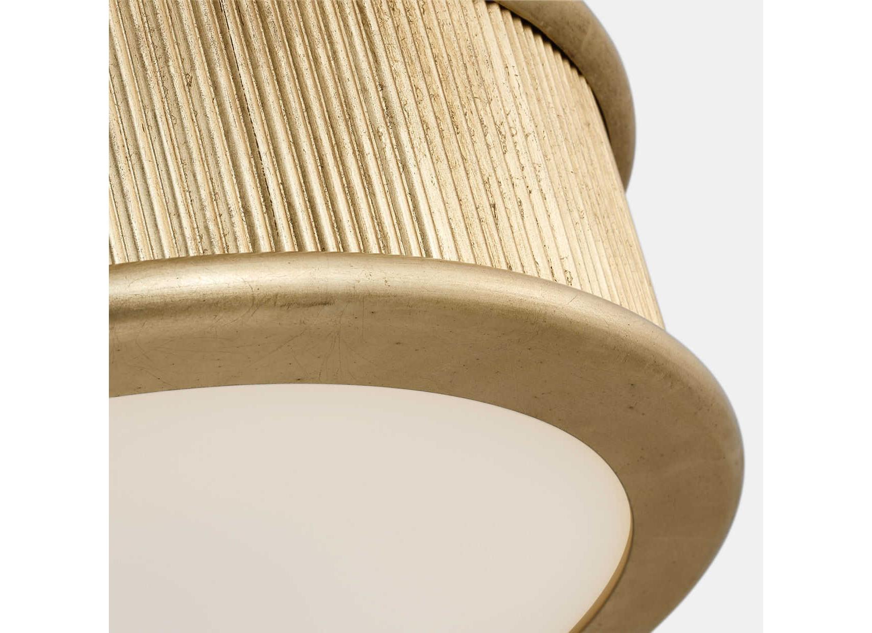 Visual Comfort Studio Ritz 5-Light Gild Gold Round Flush Mount