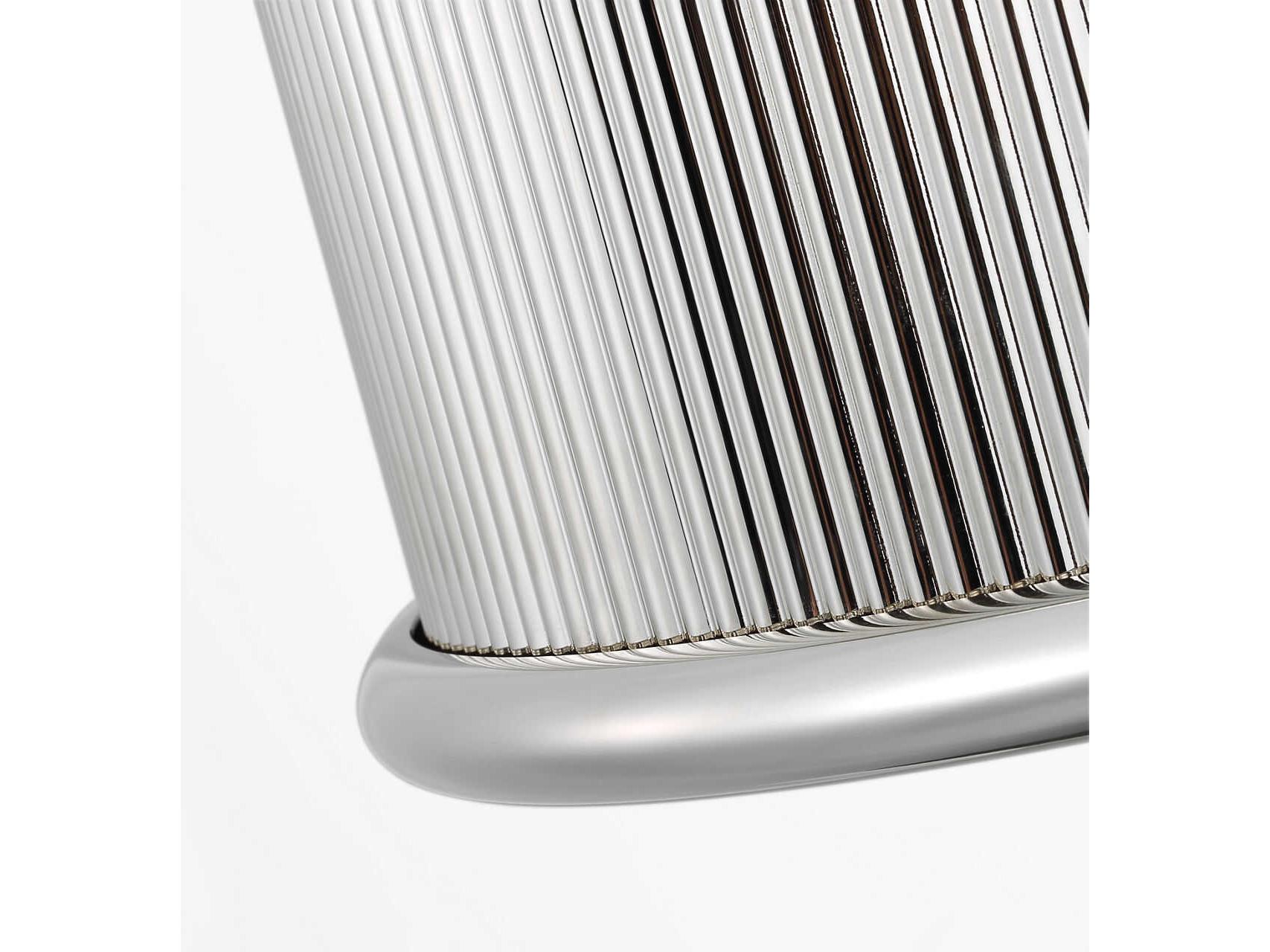 Visual Comfort Studio Ritz 3-Light Polished Nickel Round Flush Mount