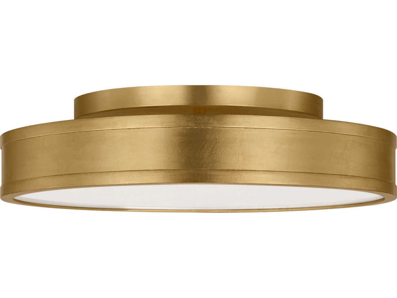 Visual Comfort Studio Dupont Gild Gold Round Semi Flush Mount