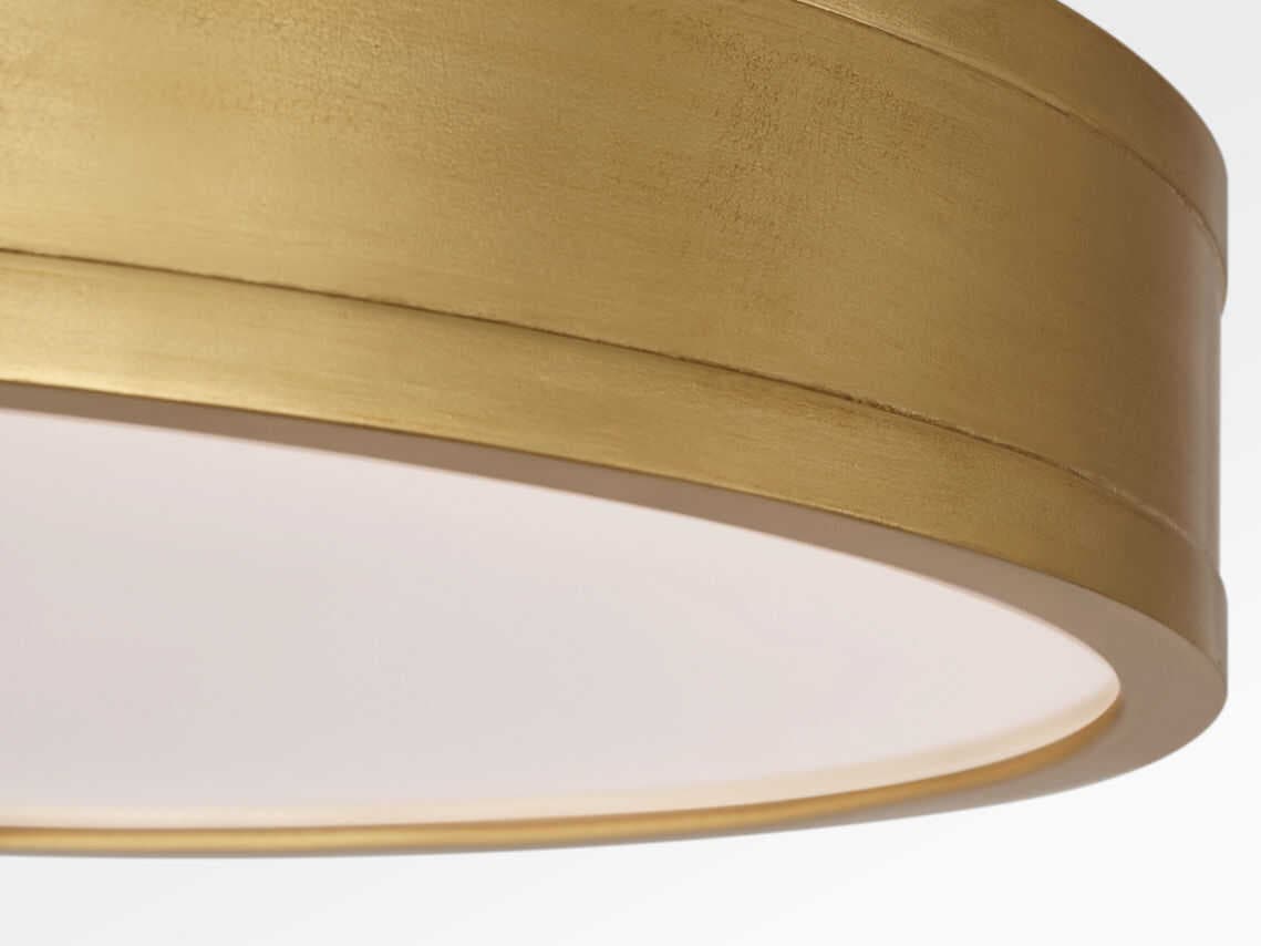 Visual Comfort Studio Dupont Gild Gold Round Semi Flush Mount