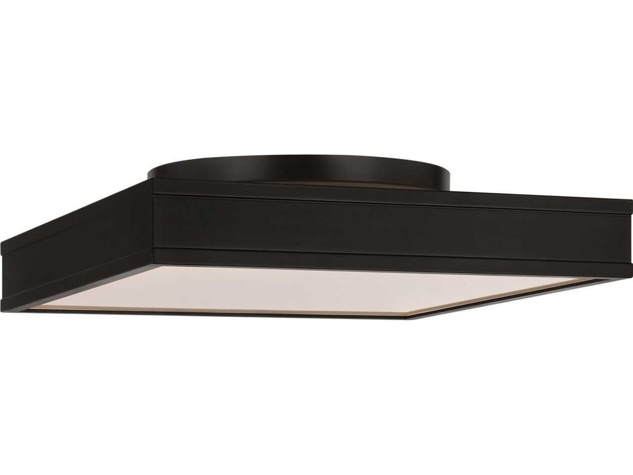 Visual Comfort Studio Dupont Aged Iron Black Semi Flush Mount