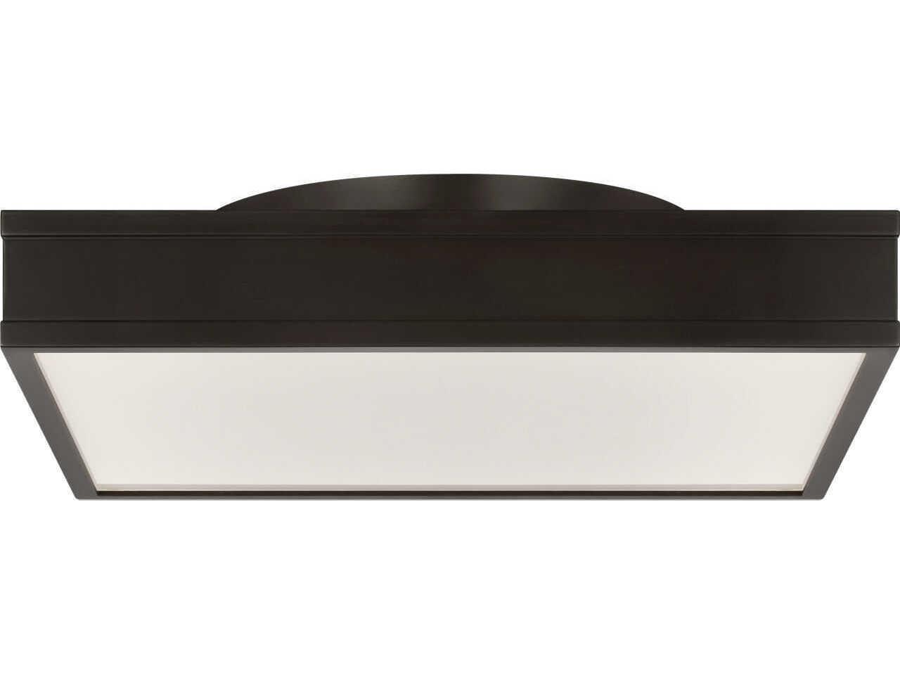 Visual Comfort Studio Dupont Aged Iron Black Semi Flush Mount