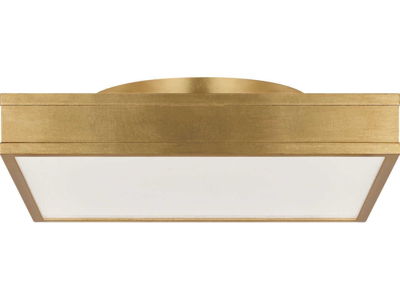 Visual Comfort Studio Dupont Gild Brass Semi Flush Mount