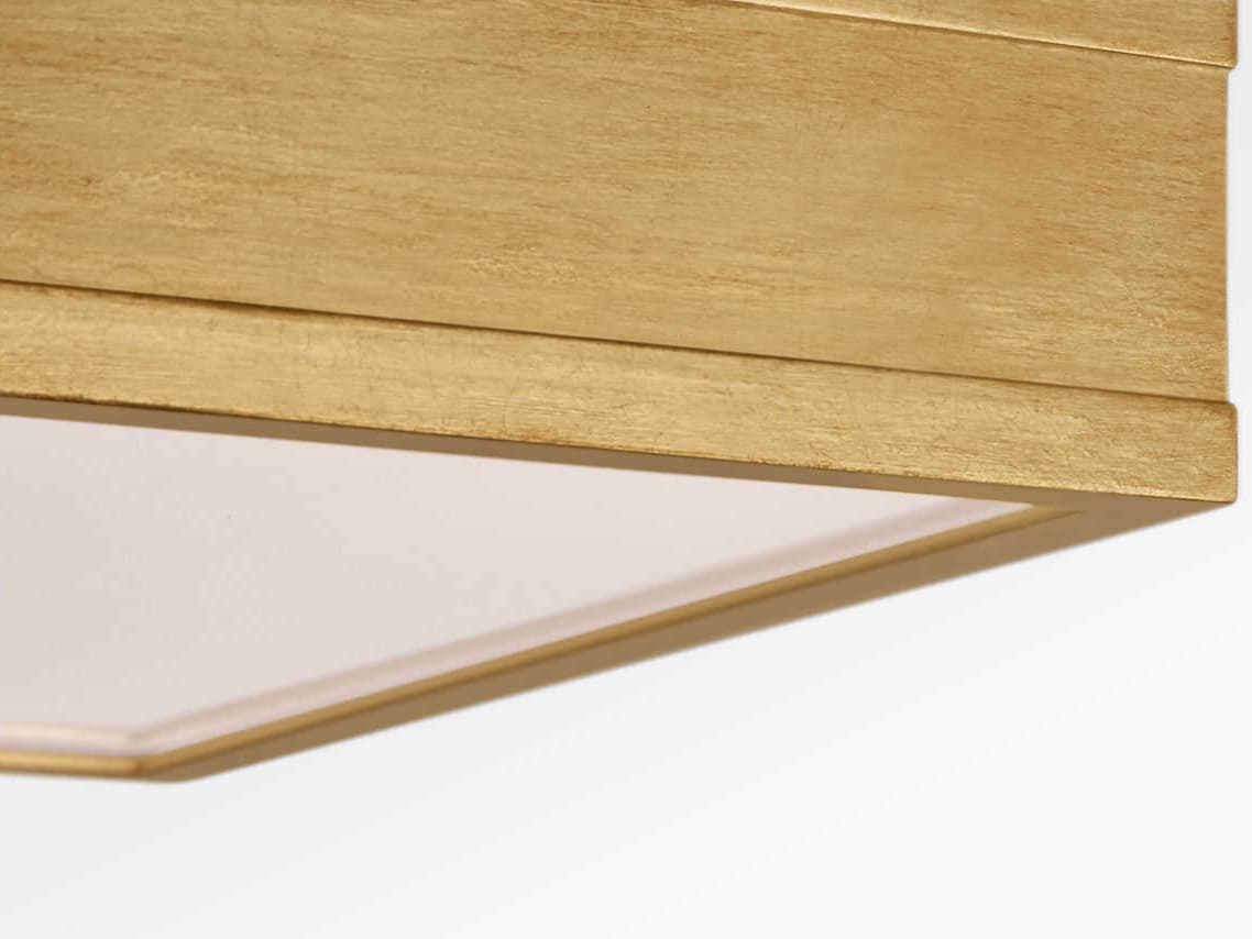 Visual Comfort Studio Dupont Gild Brass Semi Flush Mount