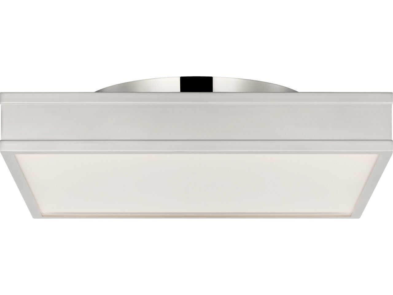 Visual Comfort Studio Dupont Polished Nickel Silver Semi Flush Mount