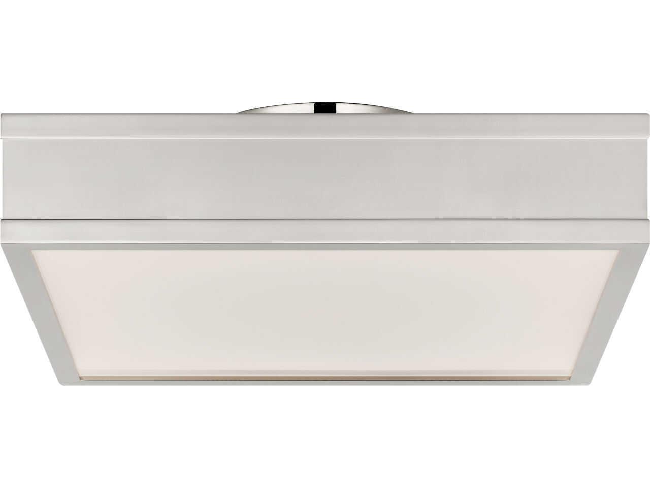 Visual Comfort Studio Dupont Polished Nickel Silver Semi Flush Mount