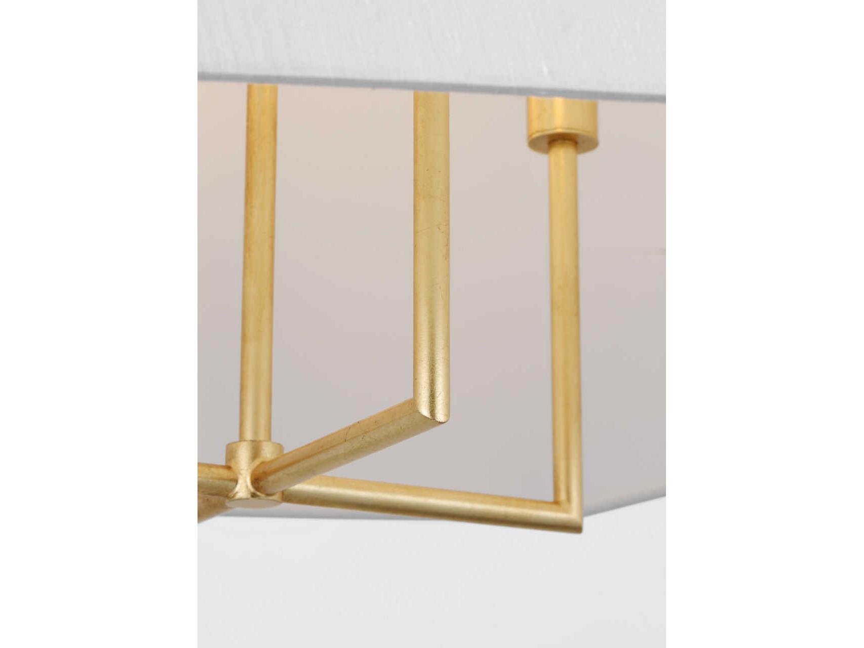 Visual Comfort Studio Lille 4-Light Gild Gold Pendant