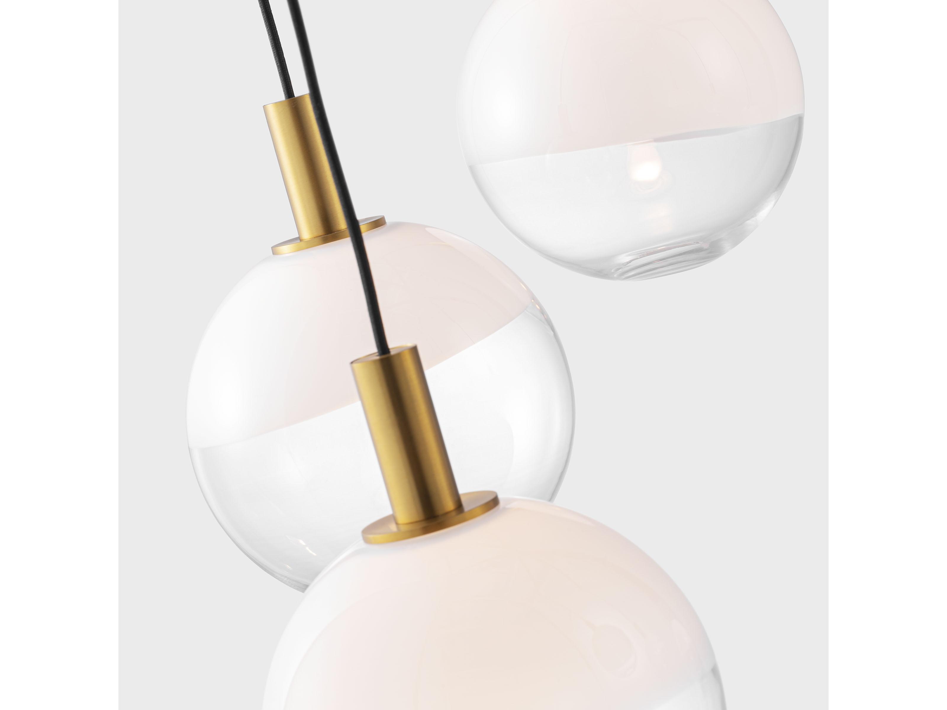 Visual Comfort Studio Torian 6-Light Burnished Brass Globe Chandelier