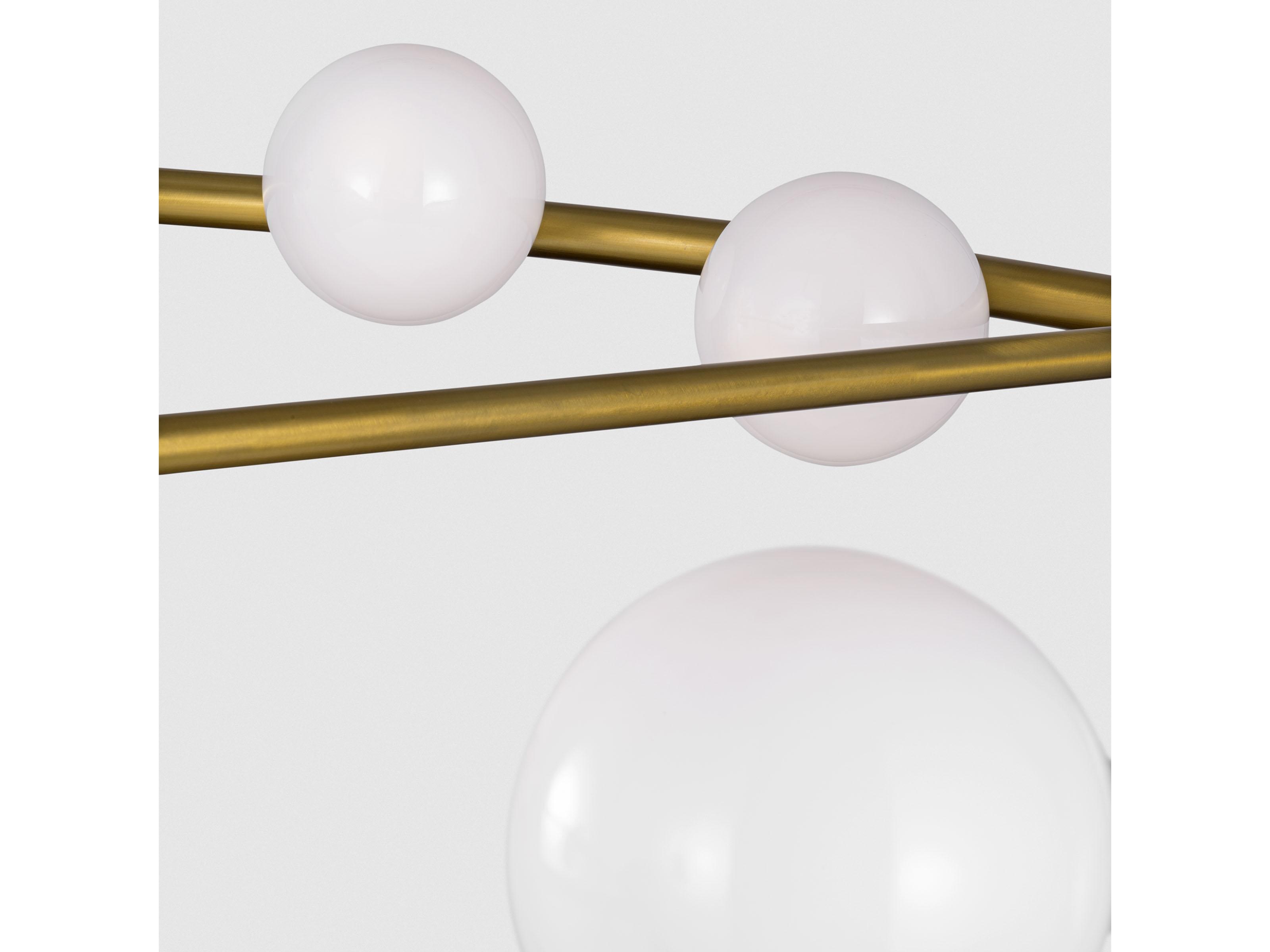 Visual Comfort Studio Altair 12-Light Burnished Brass Round Chandelier