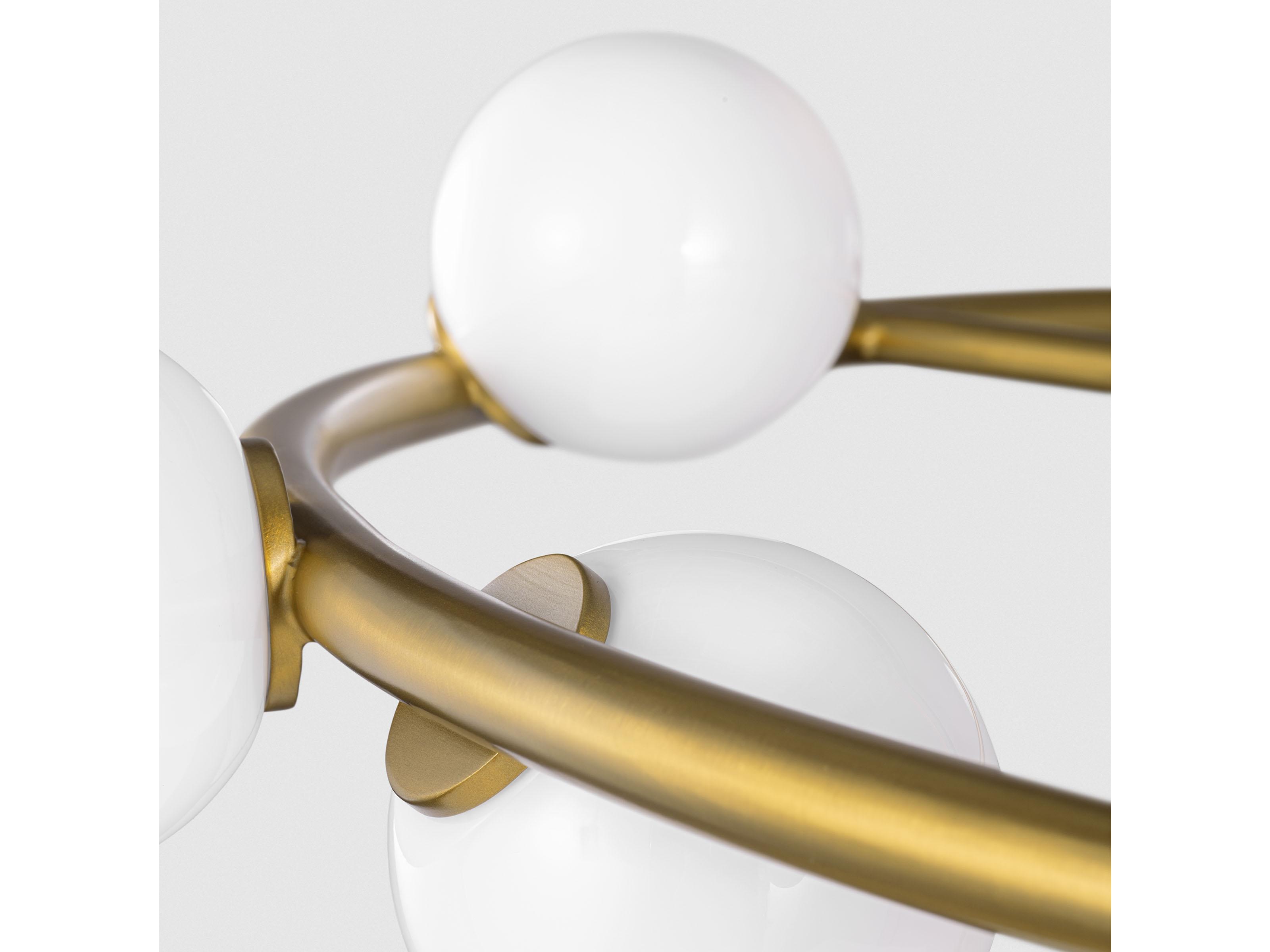 Visual Comfort Studio Altair 12-Light Burnished Brass Round Chandelier