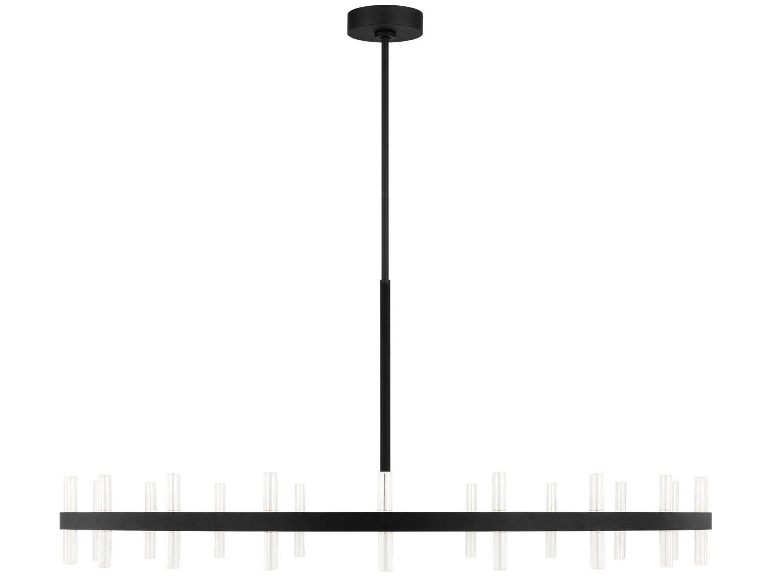 Visual Comfort Studio Silas Midnight Black Round Chandelier