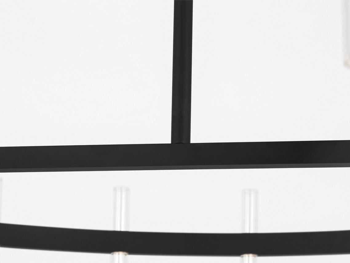 Visual Comfort Studio Silas Midnight Black Round Chandelier