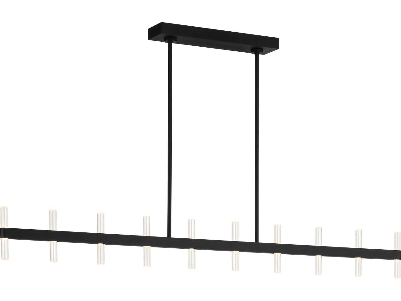 Visual Comfort Studio Silas Midnight Black Linear Island Pendant