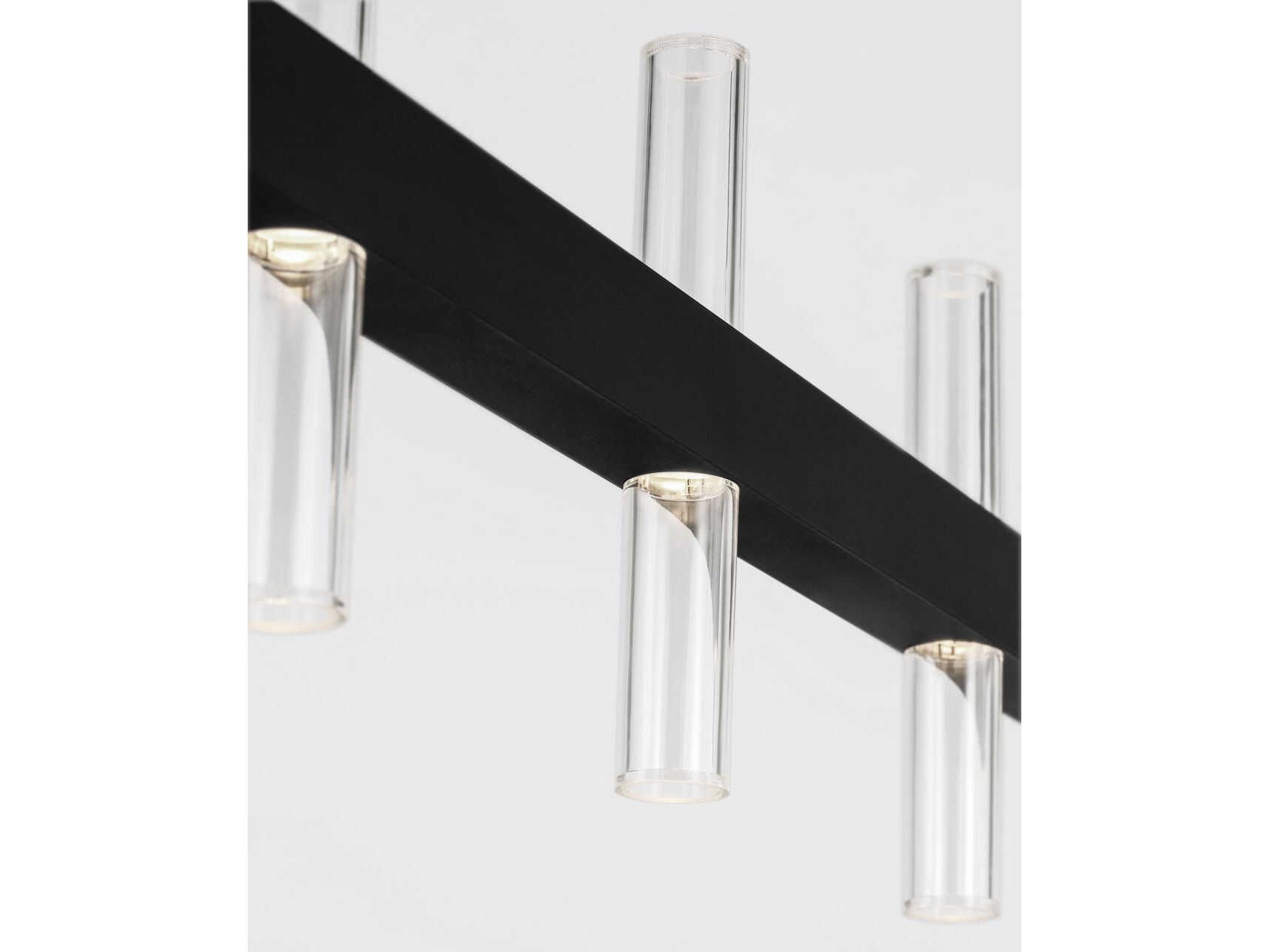 Visual Comfort Studio Silas Midnight Black Linear Island Pendant