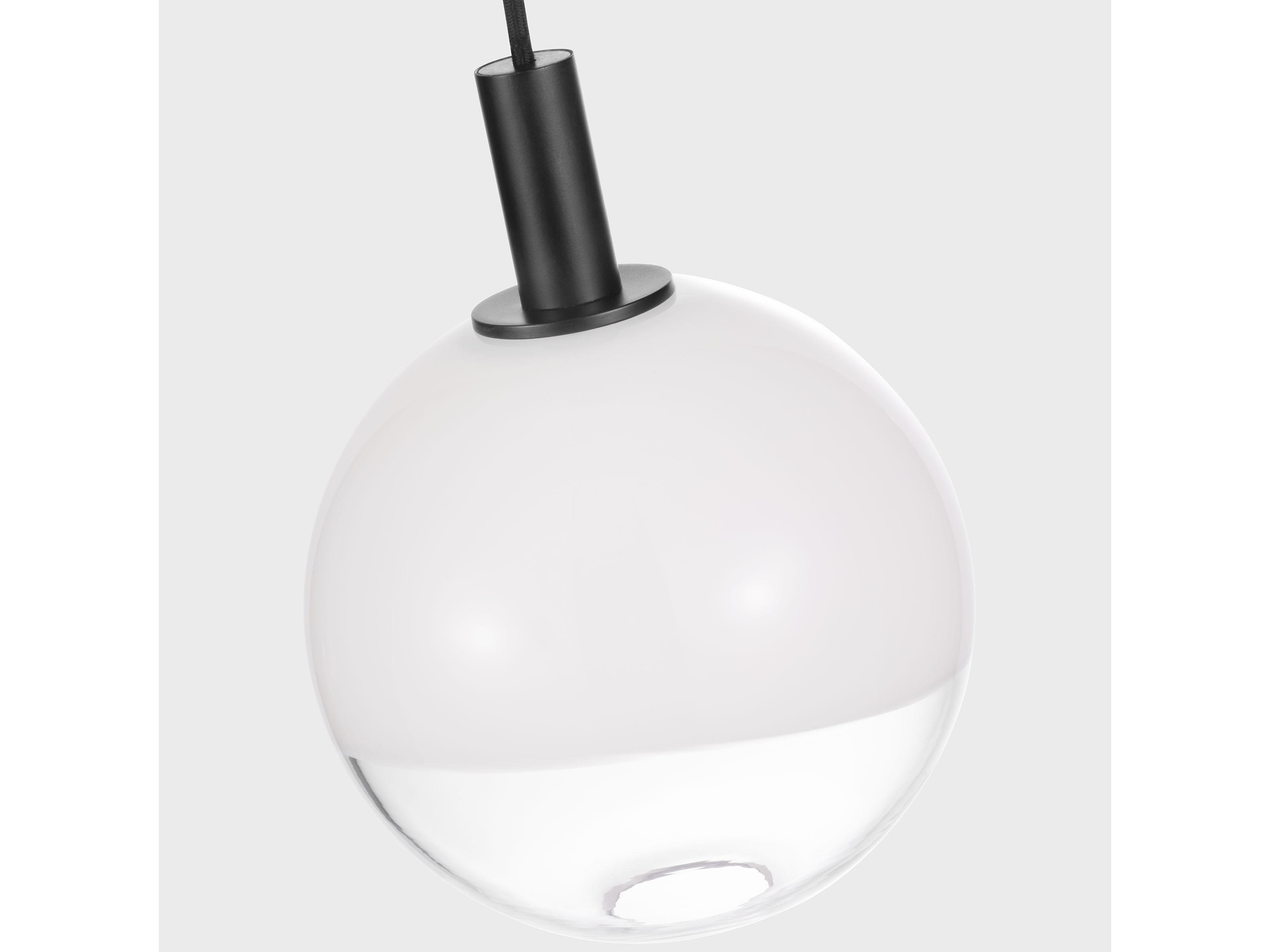 Visual Comfort Studio Torian 1-Light Aged Iron Black Globe Mini Pendant