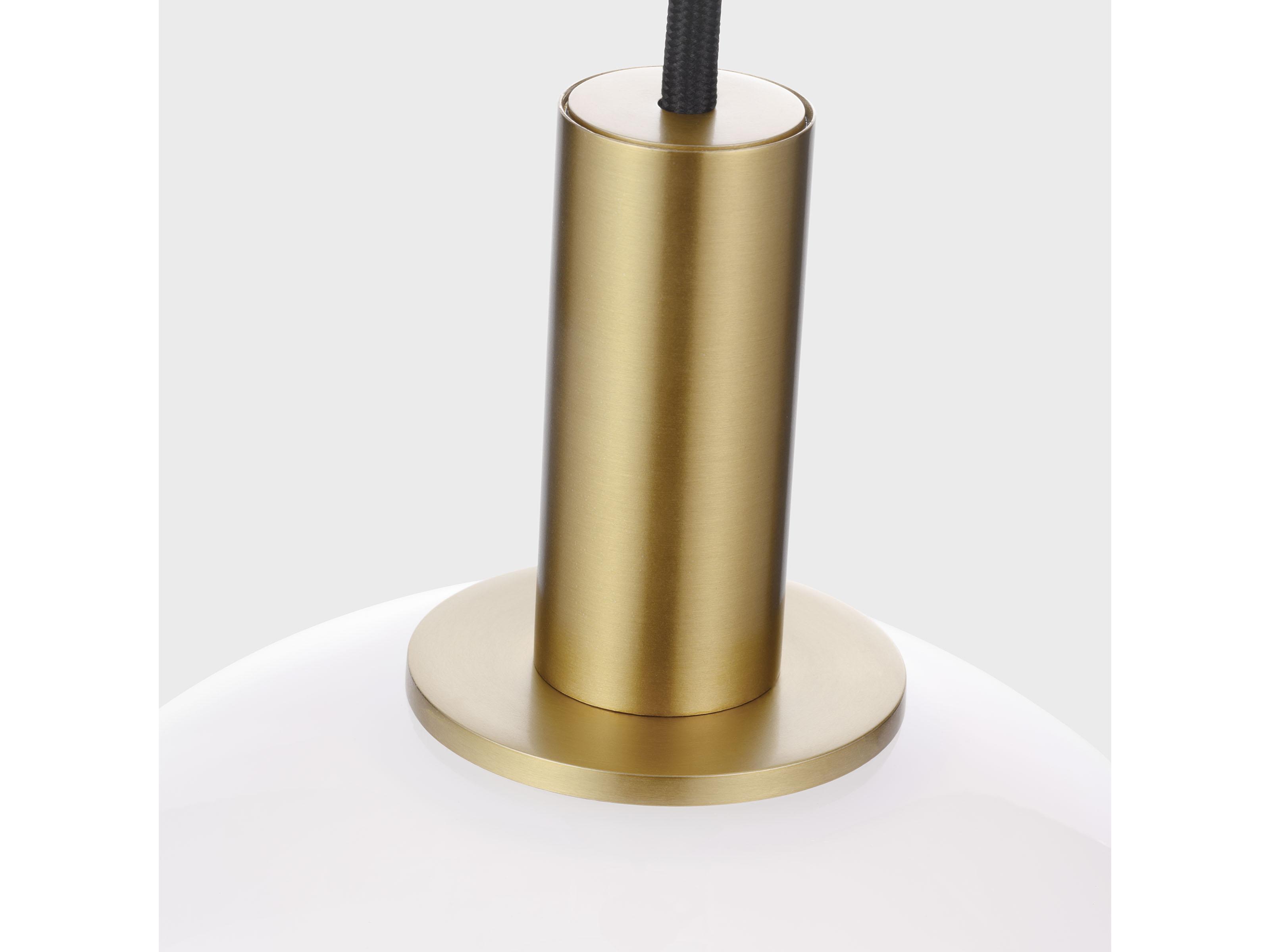 Visual Comfort Studio Torian 1-Light Burnished Brass Globe Mini Pendant