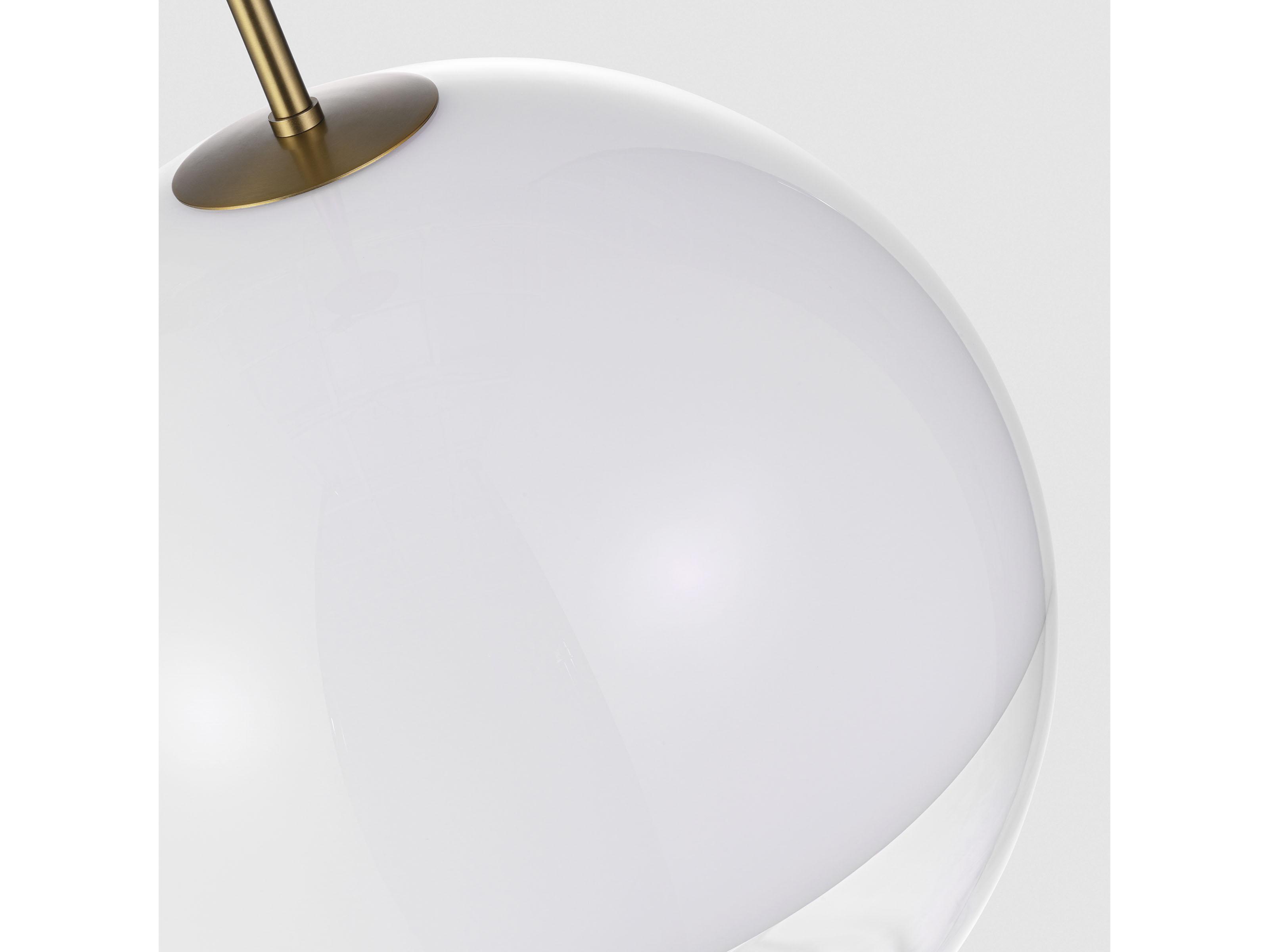Visual Comfort Studio Torian 1-Light Burnished Brass Globe Pendant