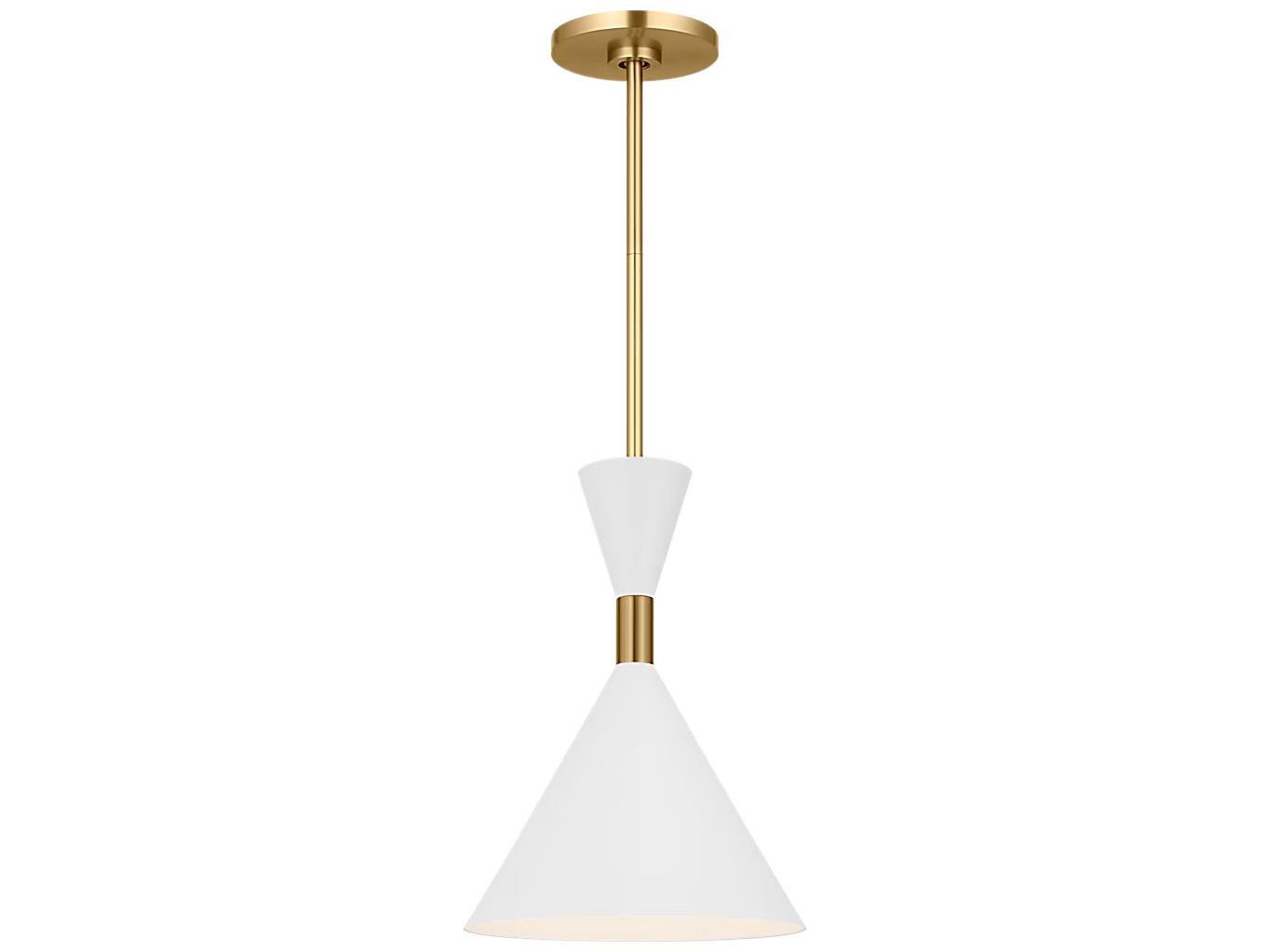 Visual Comfort Studio Bodhi Burnished Brass Mini Pendant