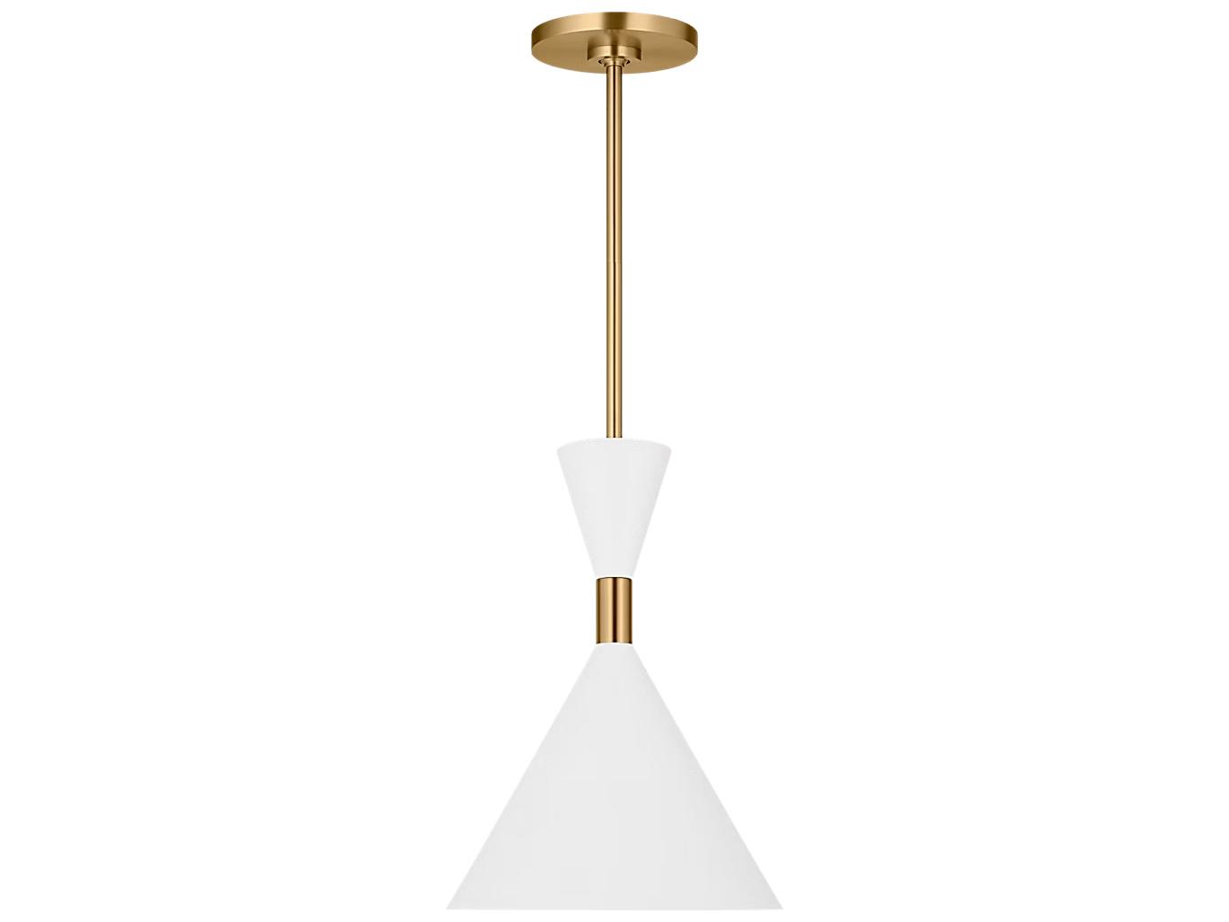Visual Comfort Studio Bodhi Burnished Brass Mini Pendant