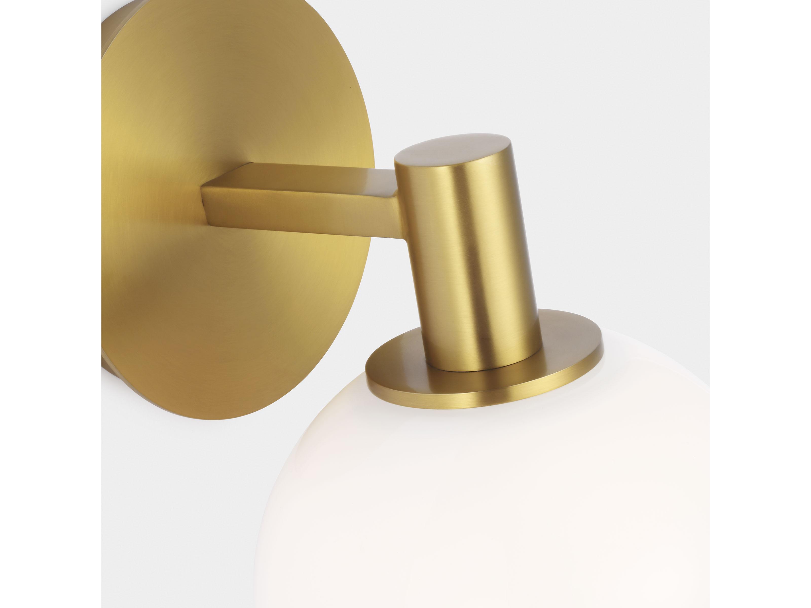 Visual Comfort Studio Torian 1-Light Burnished Brass Wall Sconce