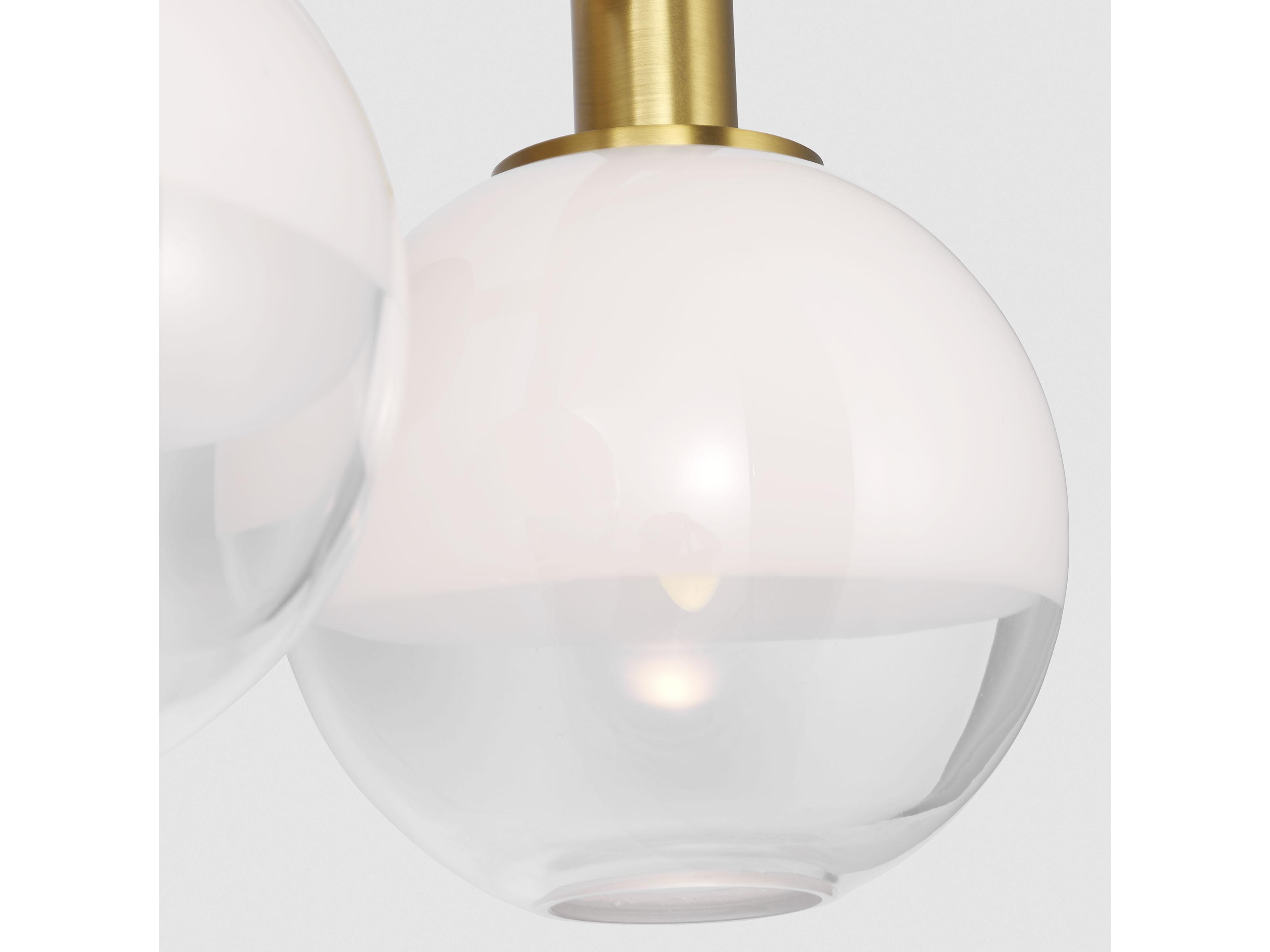 Visual Comfort Studio Torian 2-Light Burnished Brass Vanity Light