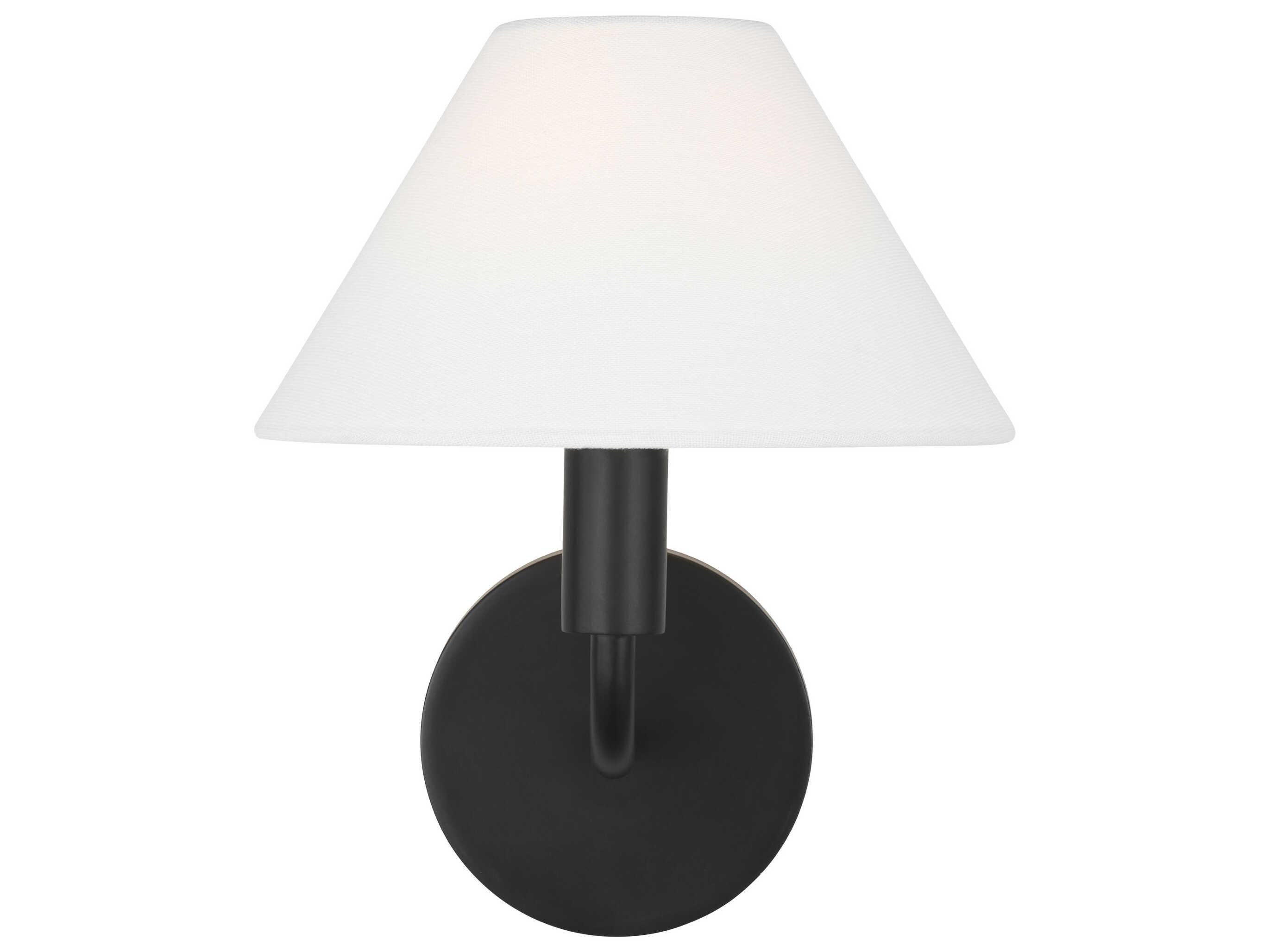 Visual Comfort Studio Colfax 1-Light Aged Iron Black Wall Sconce