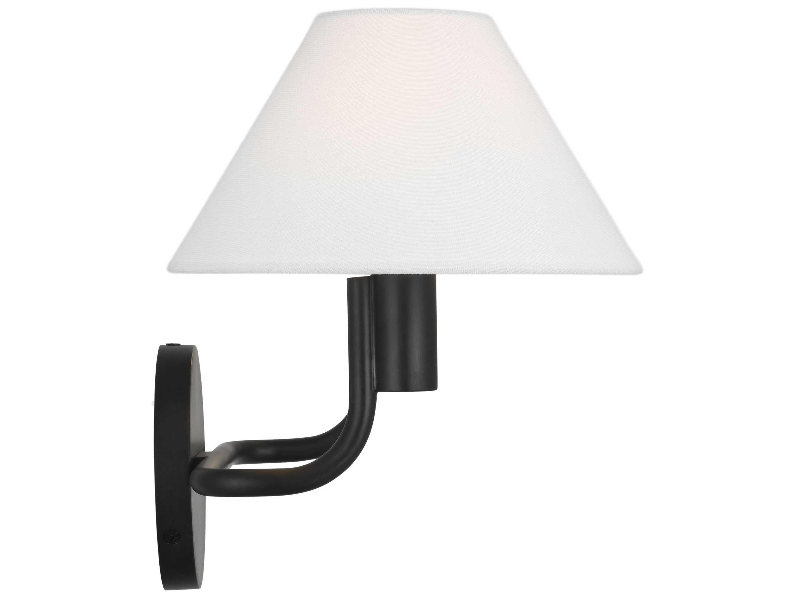 Visual Comfort Studio Colfax 2-Light Aged Iron Black Vanity Light