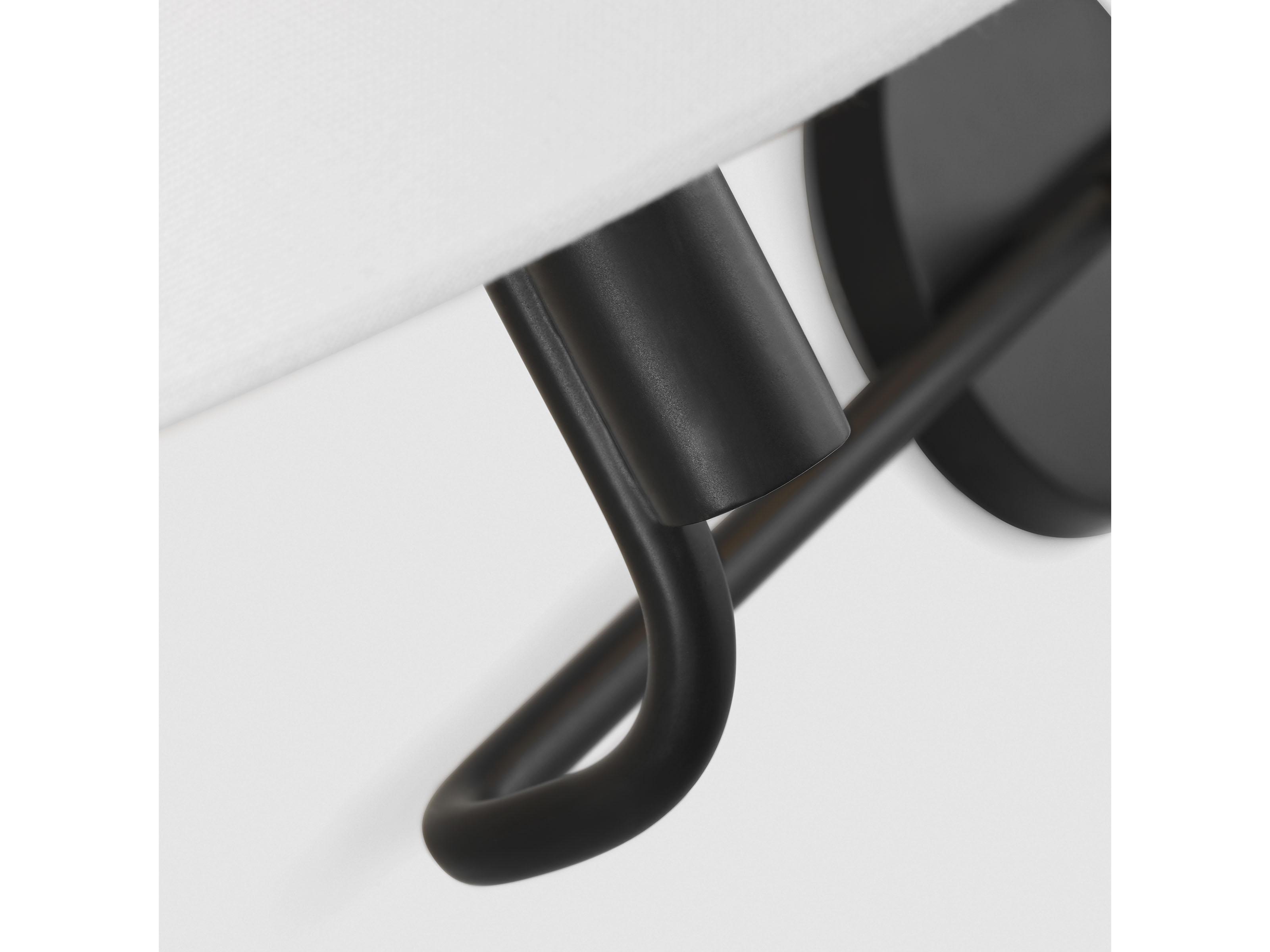 Visual Comfort Studio Colfax 3-Light Aged Iron Black Vanity Light