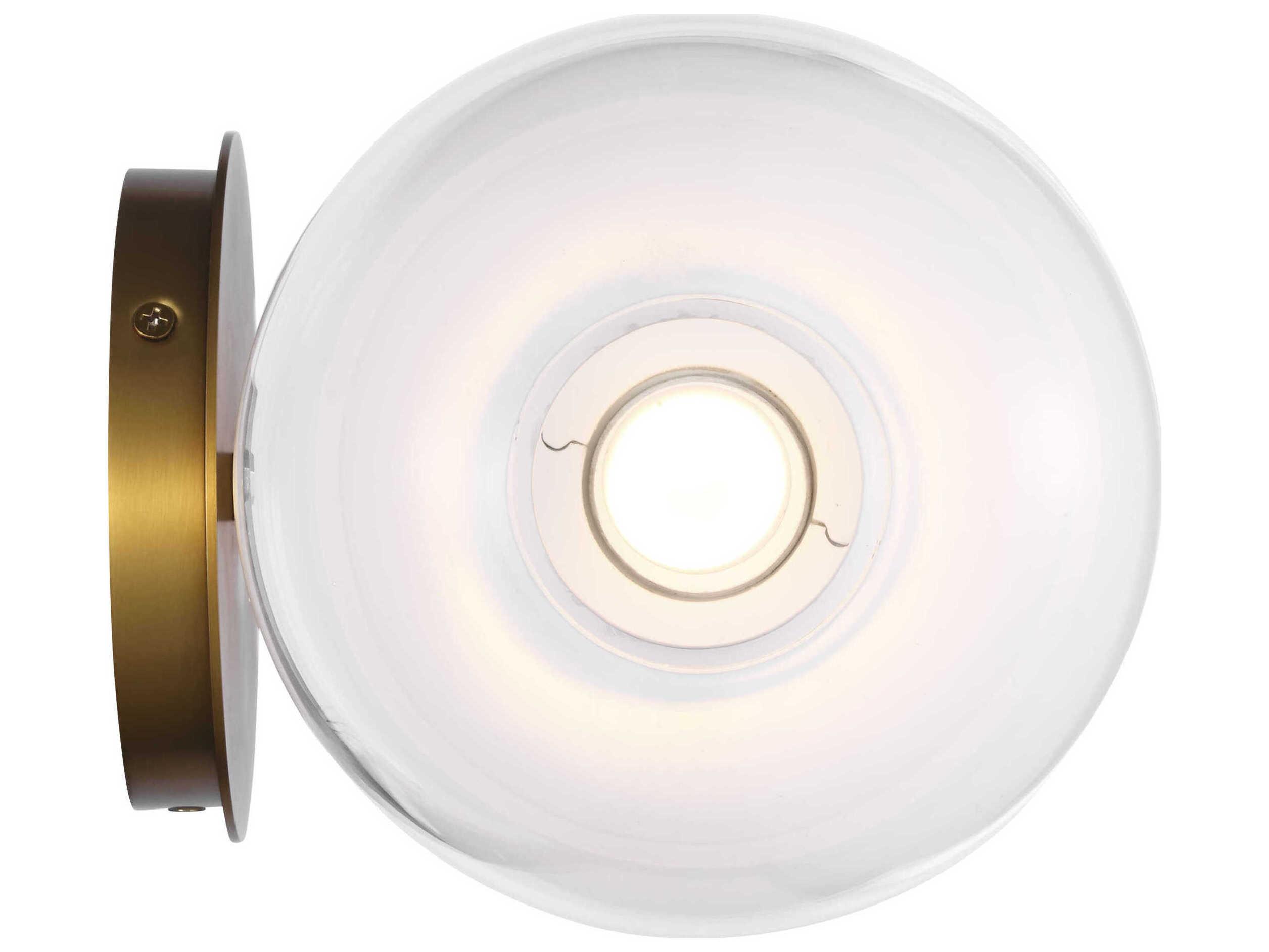 Visual Comfort Studio Torian 2-Light Burnished Brass Vanity Light