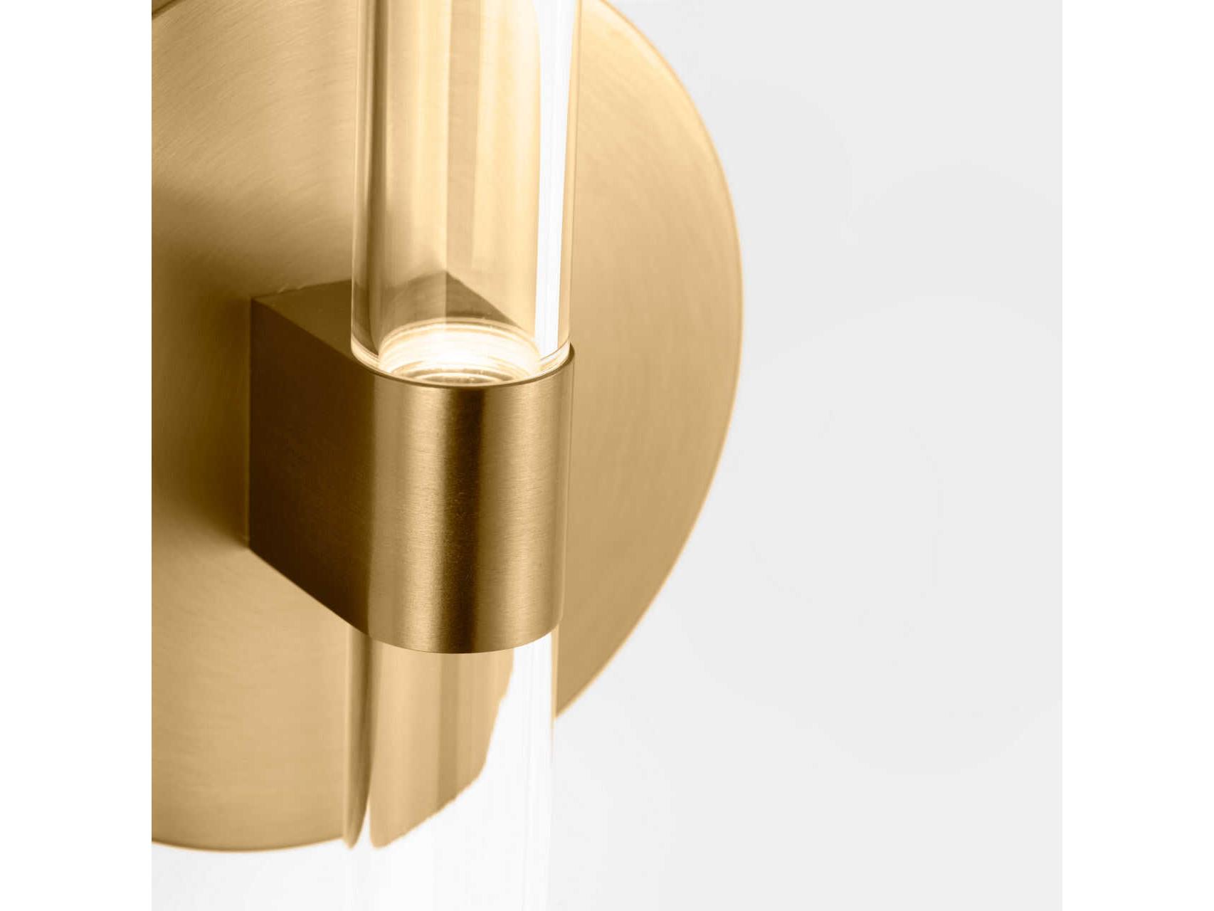 Visual Comfort Studio Silas 2-Light Burnished Brass Wall Sconce